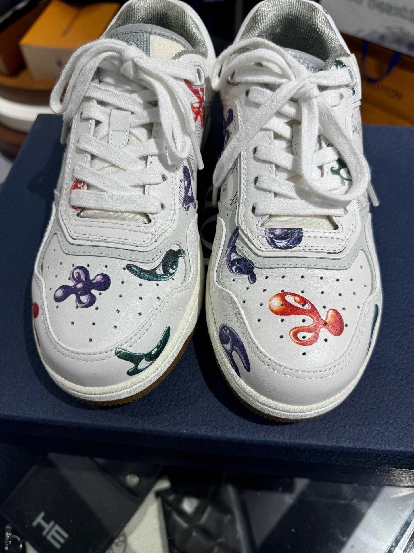 Dior Dior Kenny collaboration b27 elf graffiti sneakers/sneakers Size US 6 / EU 39 - 1 Thumbnail