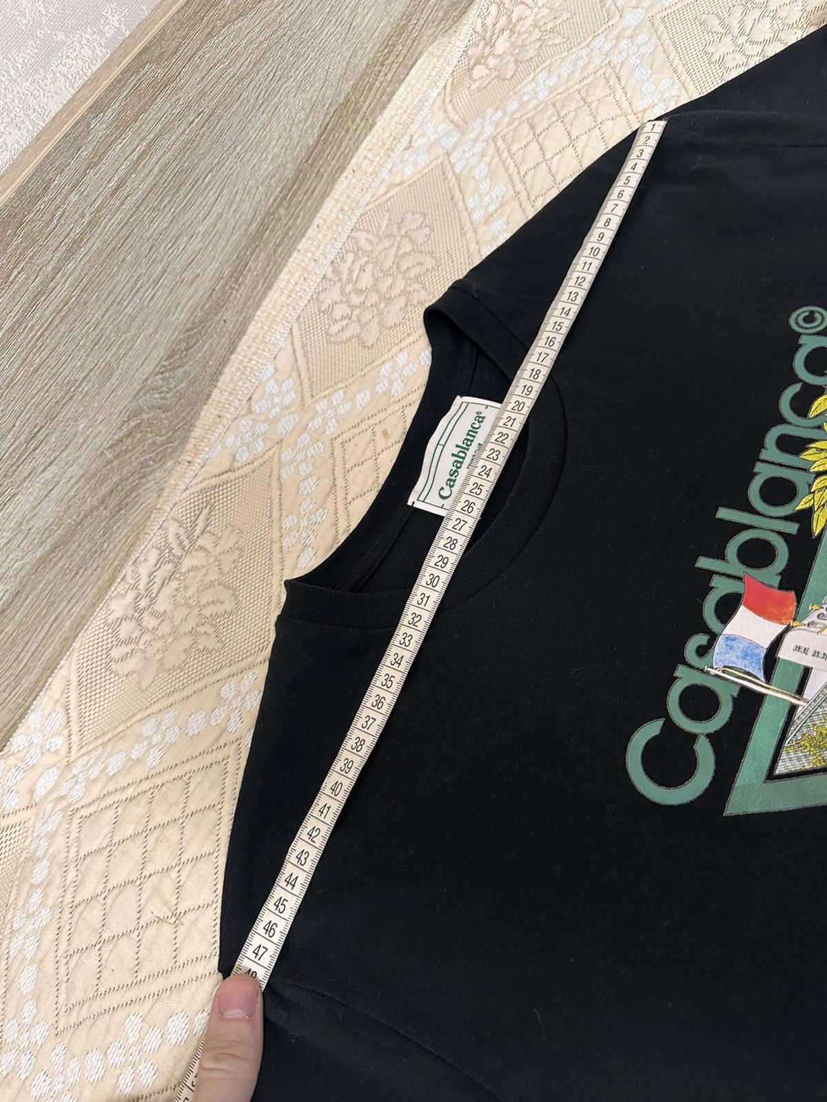 Vintage 🔥 Casablanca Styled Logo T Shirt Black Tennis Club Size US XL / EU 56 / 4 - 7 Thumbnail