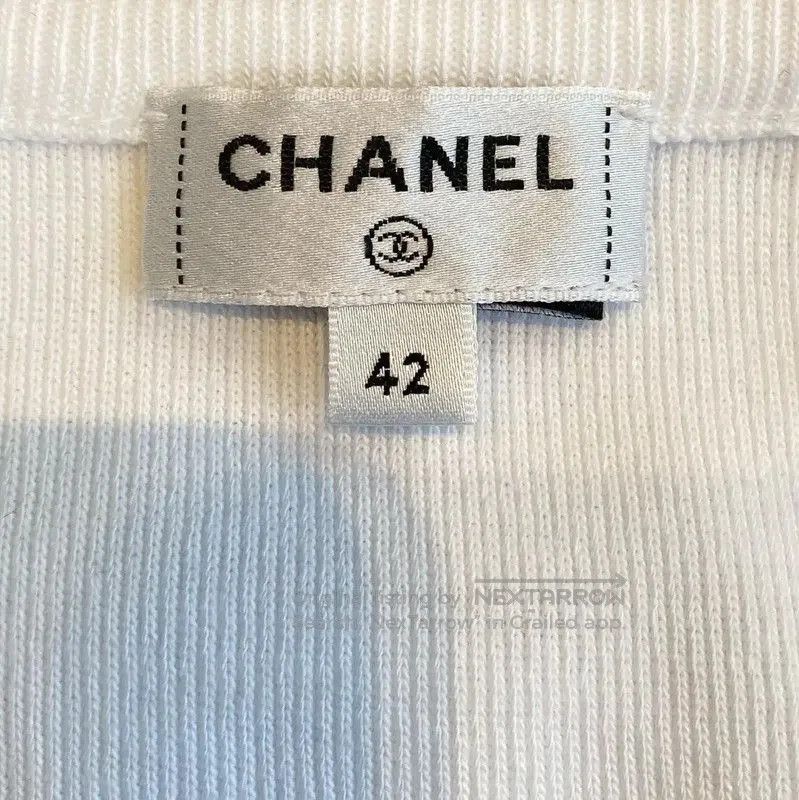 Chanel Chanel Summer Floral Crop Top . Size M / US 6-8 / IT 42-44 - 5 Thumbnail