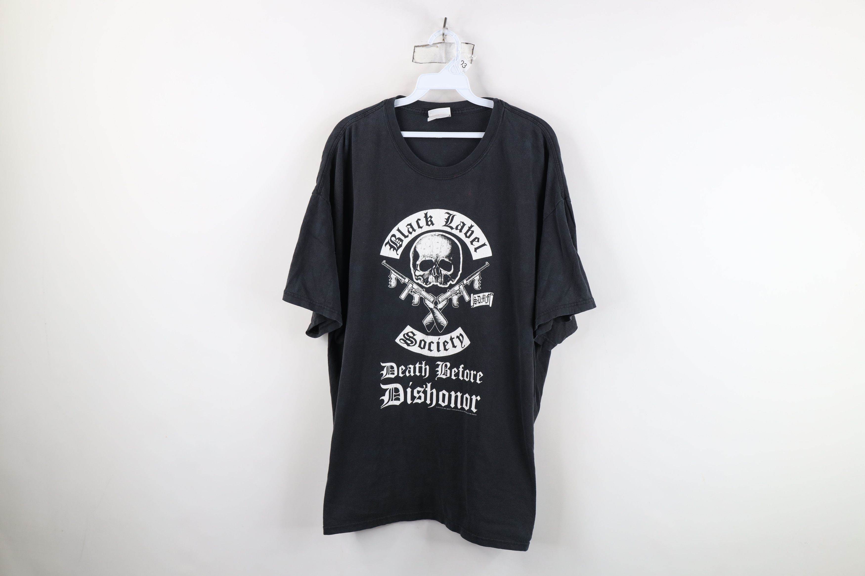 Vintage Vintage Label Society Death Before Dishonor Band T-Shirt Size US XXL / EU 58 / 5 - 1 Thumbnail