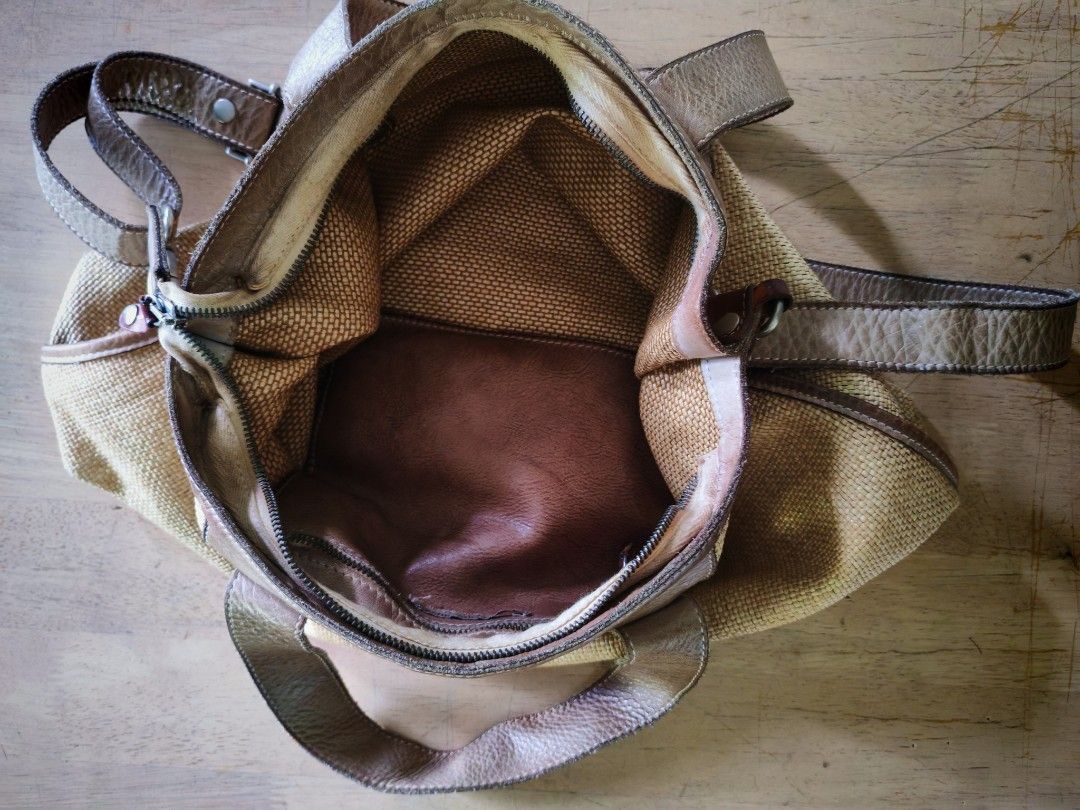 Other Vive La Différence Straw Leather Bag Made in Italy Size ONE SIZE - 5 Thumbnail
