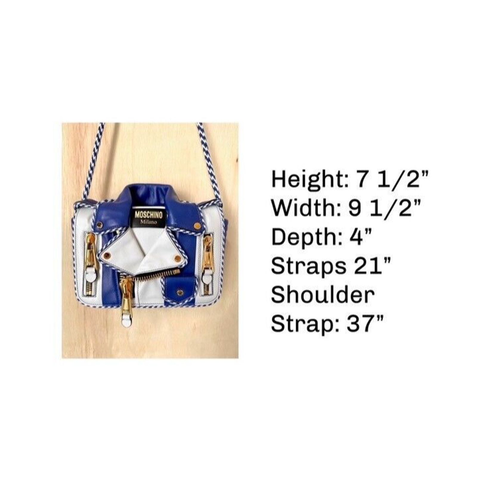 Moschino SS23 MOSCHINO Couture Jeremy Scott Blue Capsule Shoulder Bag Size ONE SIZE - 14 Thumbnail