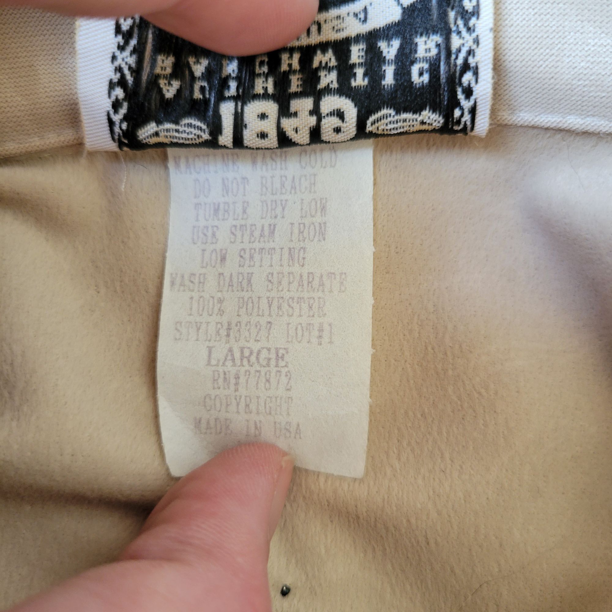 Vintage 1849 Authentic Ranchwear Tan Black Embellished Crop Jacket L Size L / US 10 / IT 46 - 6 Thumbnail