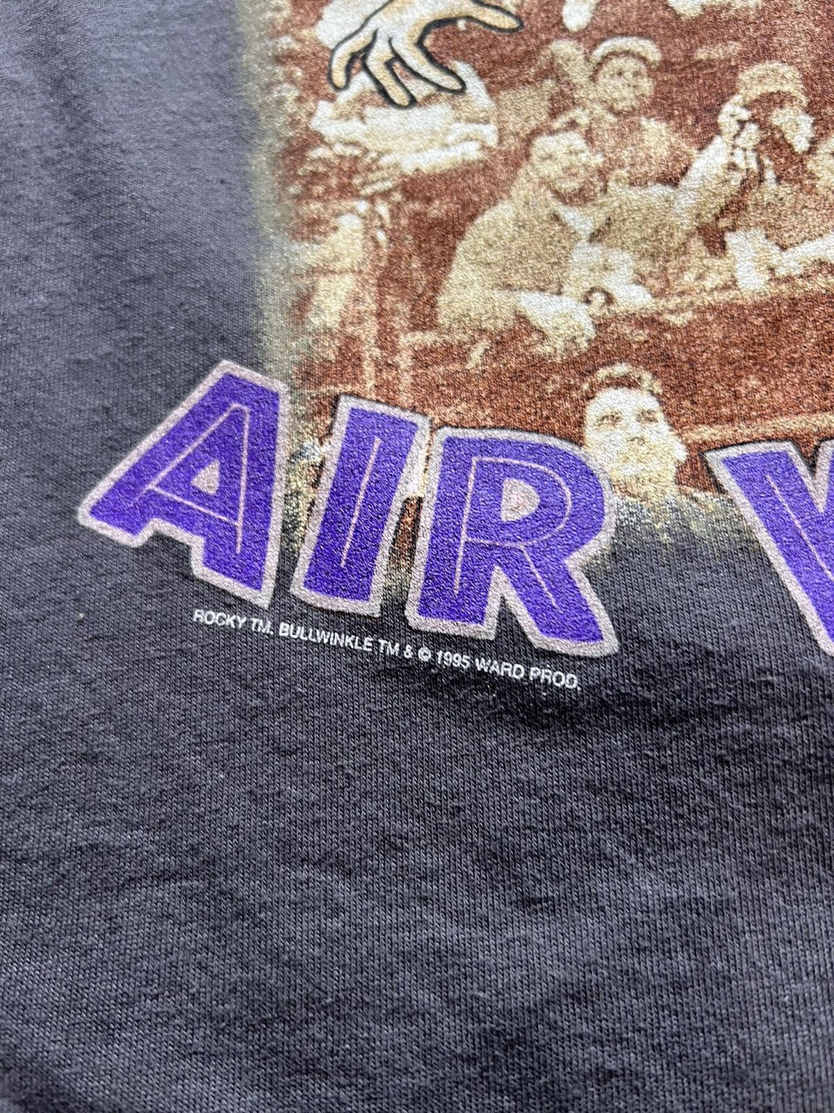 Universal Studios × Vintage Vintage 90s Rocky Bullwinkle Universal Athletics Shirt 1995 Size US XL / EU 56 / 4 - 2 Thumbnail