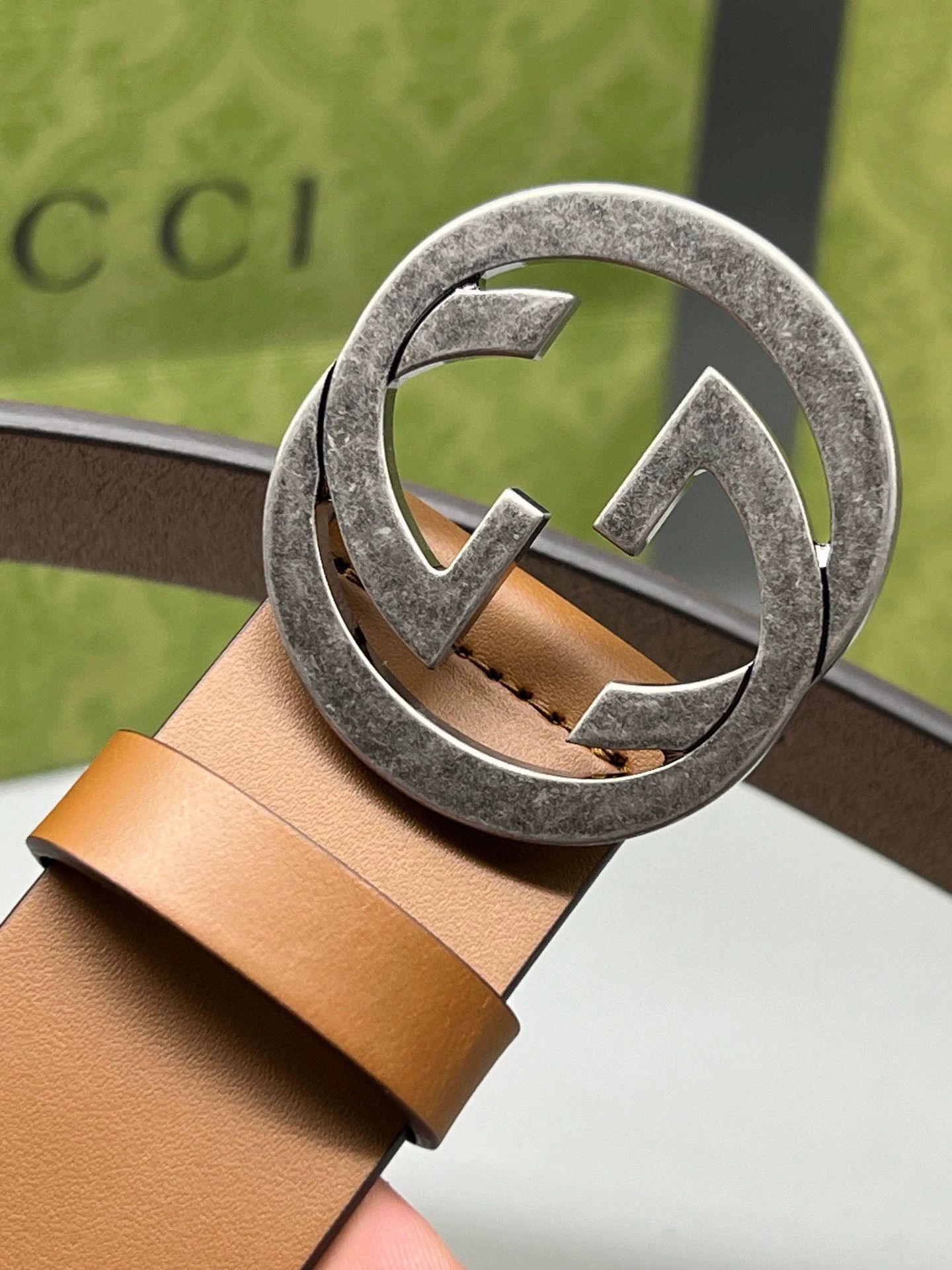 Gucci gucci brown double g buckle belt Size ONE SIZE - 2 Thumbnail