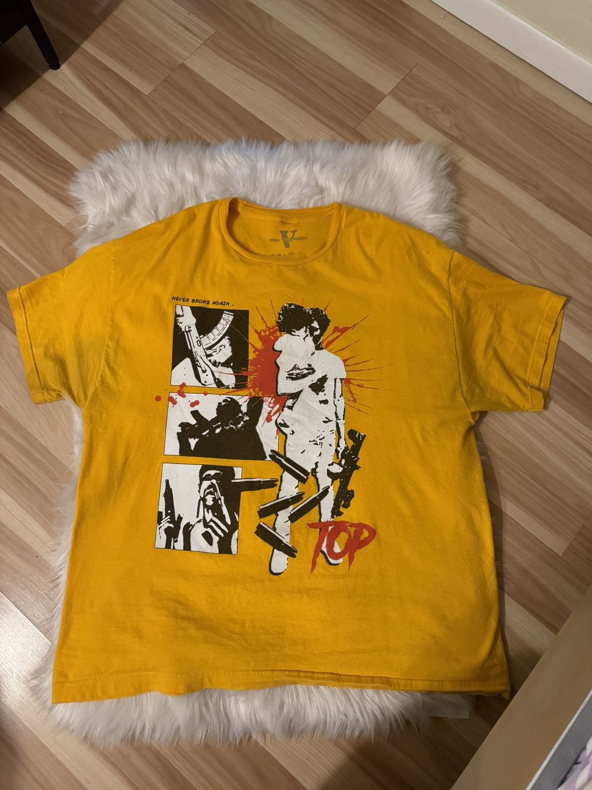 Rap Tees × Vlone NBA Youngboy x Vlone House Arrest Tee Size US XL / EU 56 / 4 - 2 Thumbnail