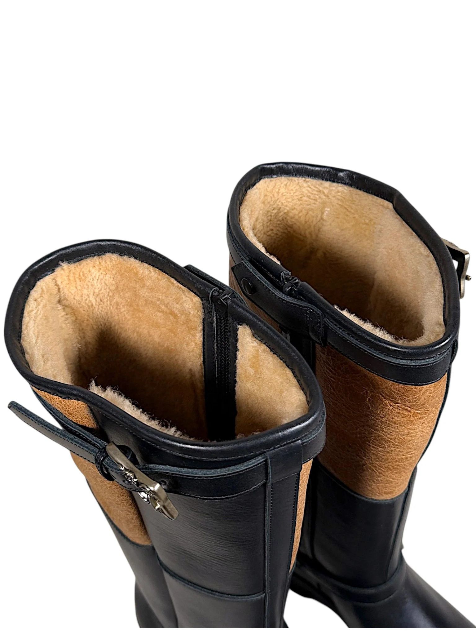 Enfants Riches Deprimes ERD Soviet Arctic Shearling Buckle Leather Boots Size US 10 / EU 43 - 10 Thumbnail