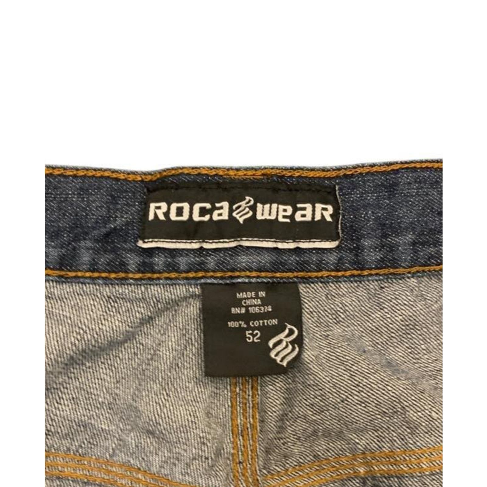 Rocawear Vintage Roca wear Baggy Denim Jean Shorts Y2K Size 52 Size US 44 / EU 60 - 3 Thumbnail
