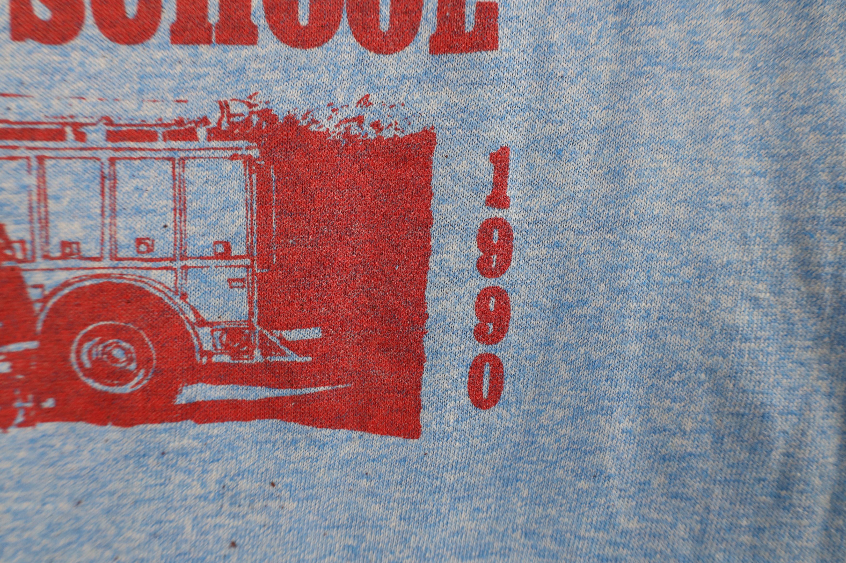 Russell Athletic Vintage 90s Russell Athletic School Ringer T-Shirt Blue USA Size US M / EU 48-50 / 2 - 6 Thumbnail
