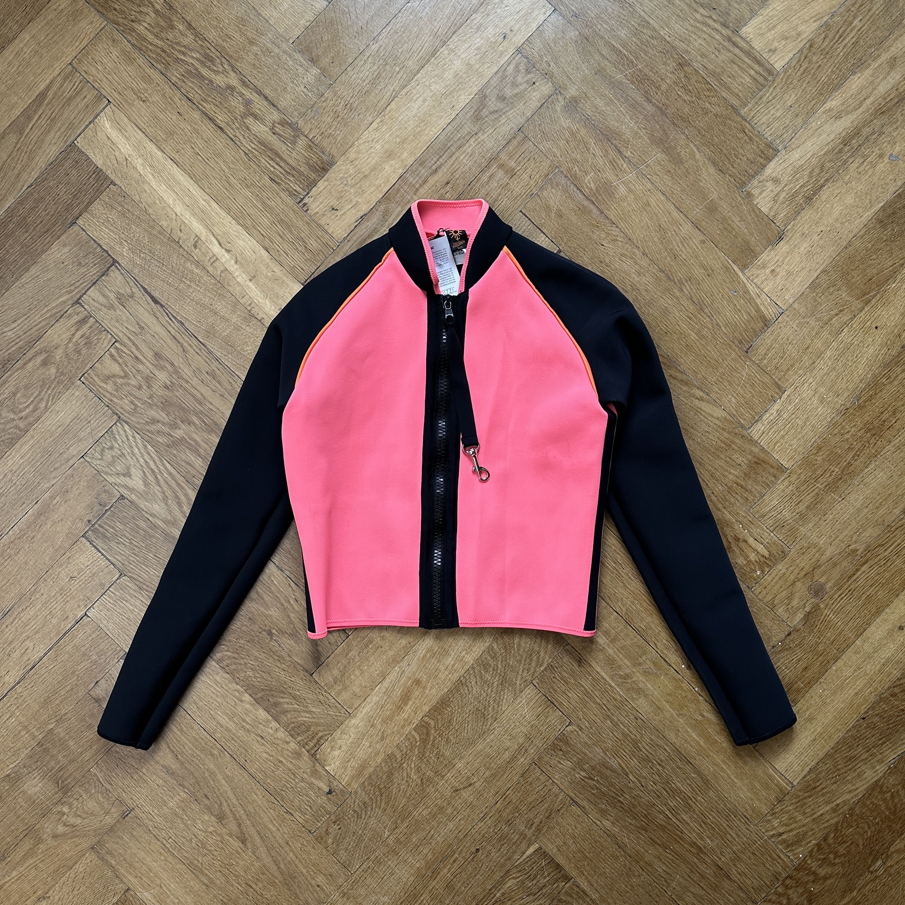 Jean Paul Gaultier 2002 Soleil Neoprene Jacket Brand New Size L / US 10 / IT 46 - 2 Thumbnail