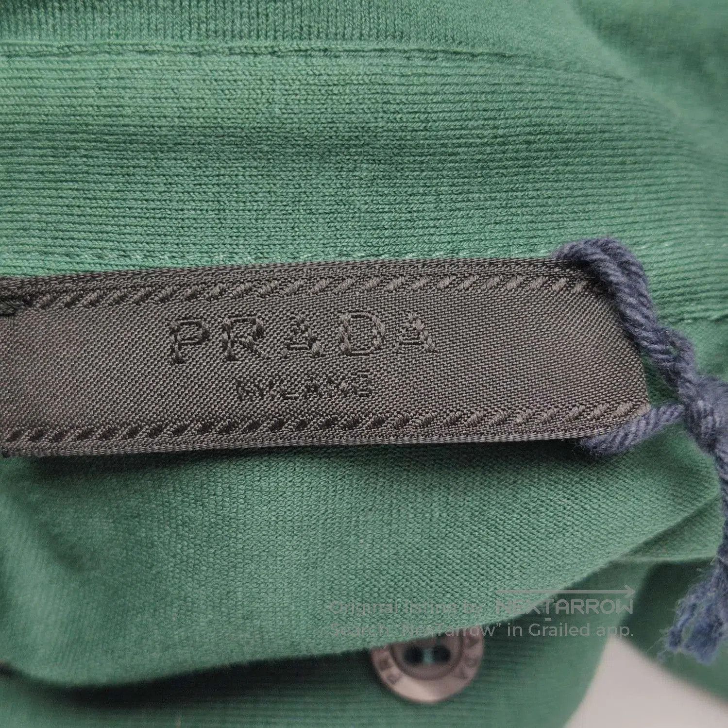 Prada Prada Logo Long Sleeve Polo Shirt . Size XL / US 12-14 / IT 48-50 - 5 Thumbnail