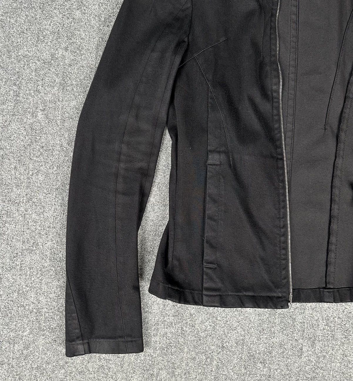 Julius Julius - SS12 “Edge” Waxed Funnel Neck Banana Sleeve Jacket Size US M / EU 48-50 / 2 - 7 Thumbnail