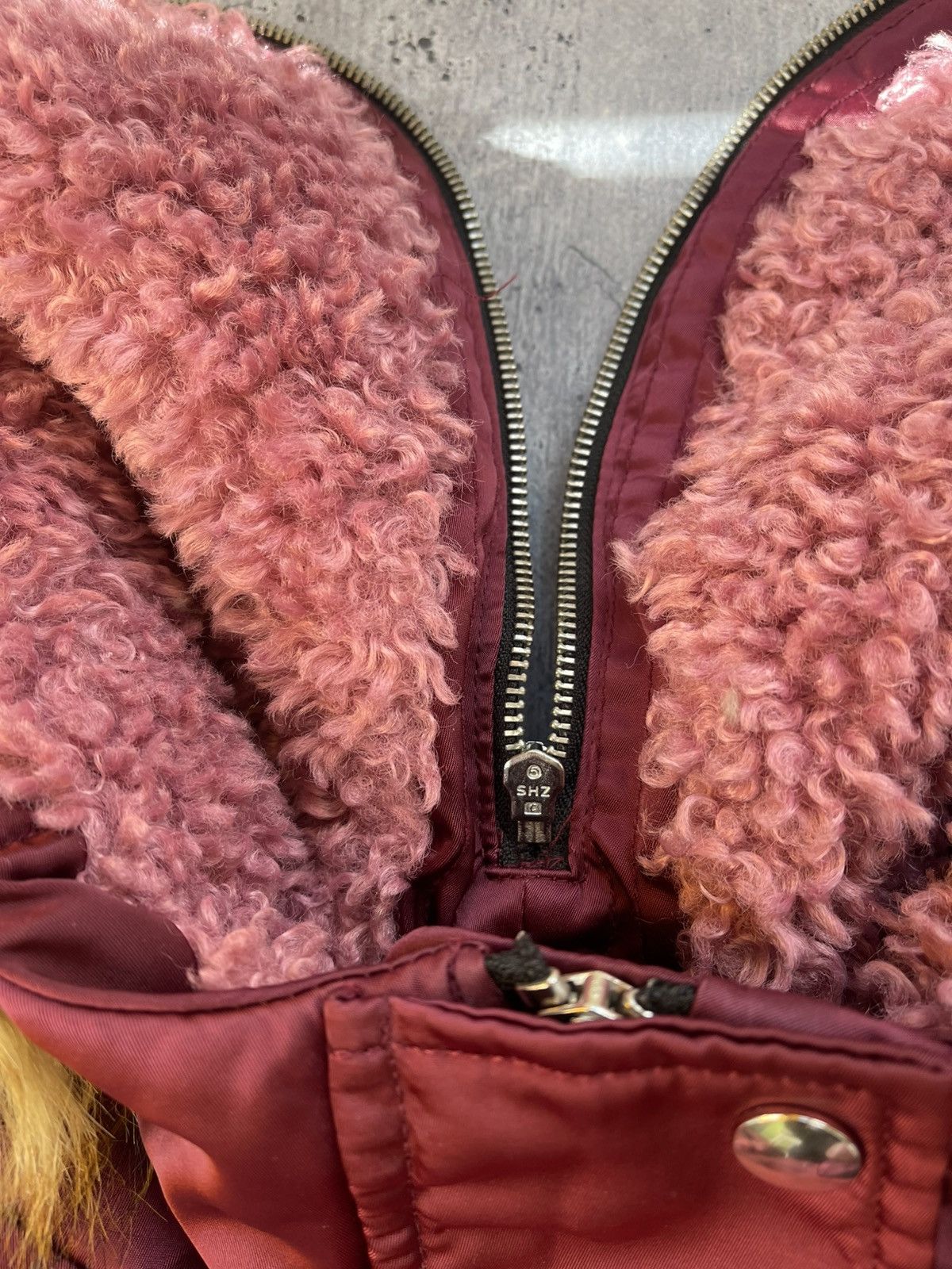 Diesel × Japanese Brand Diesel Rick Owens Style Puffer Bomber Jacket Fur Hood Size US XXS / EU 40 - 8 Thumbnail