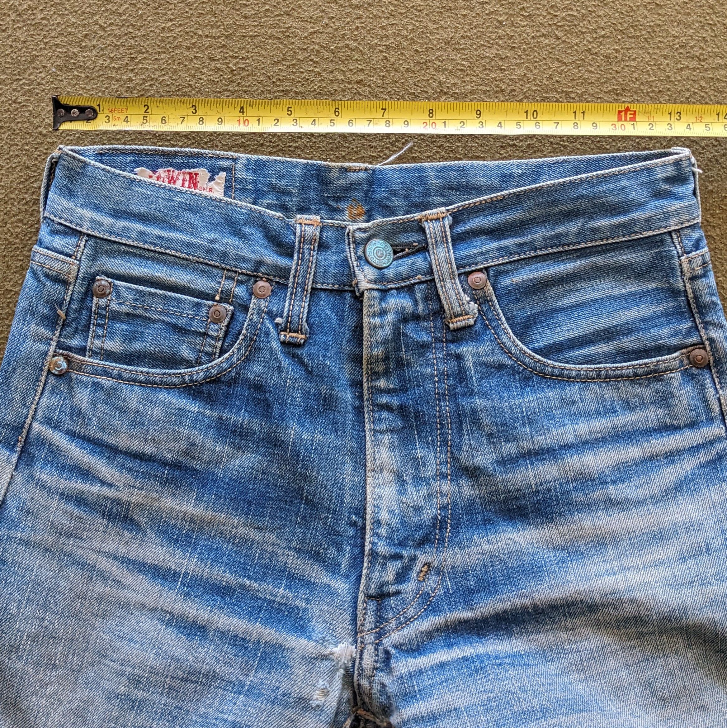 Vintage Vintage EDWIN Japanese Brand Jeans Size US 26 / EU 42 - 6 Thumbnail