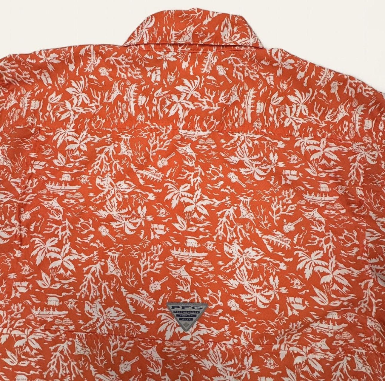 Columbia Columbia PFG Clemson Tigers Shirt XL Orange Allover Print Size US XL / EU 56 / 4 - 4 Thumbnail