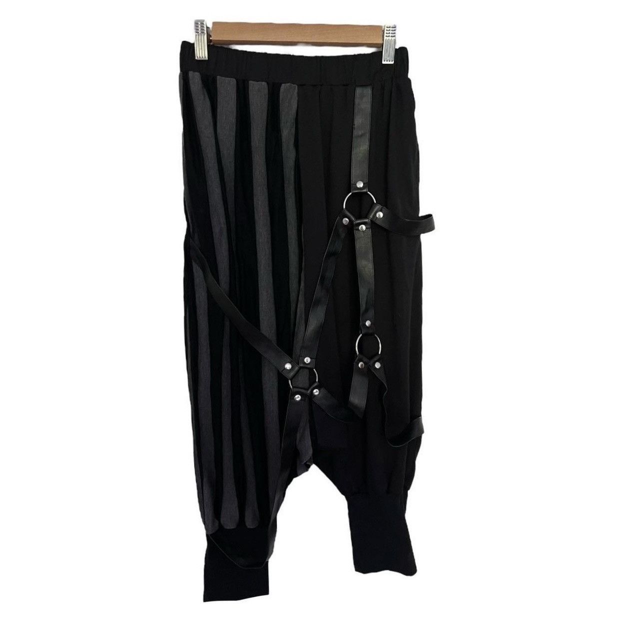 Japanese Brand Pinstripe bondage pants Size US 30 / EU 46 - 1 Thumbnail
