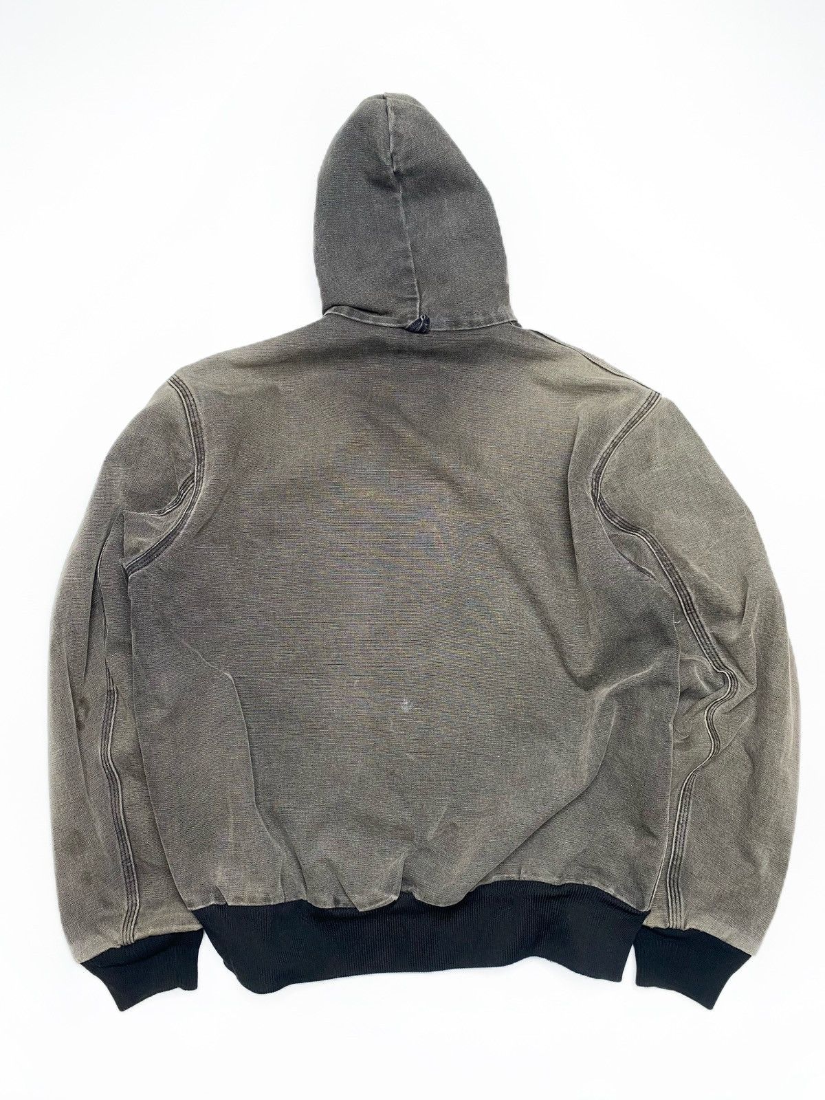 Carhartt 90’s Faded Black Vintage Carhartt Active Jacket JR105 BLK Size US L / EU 52-54 / 3 - 5 Thumbnail