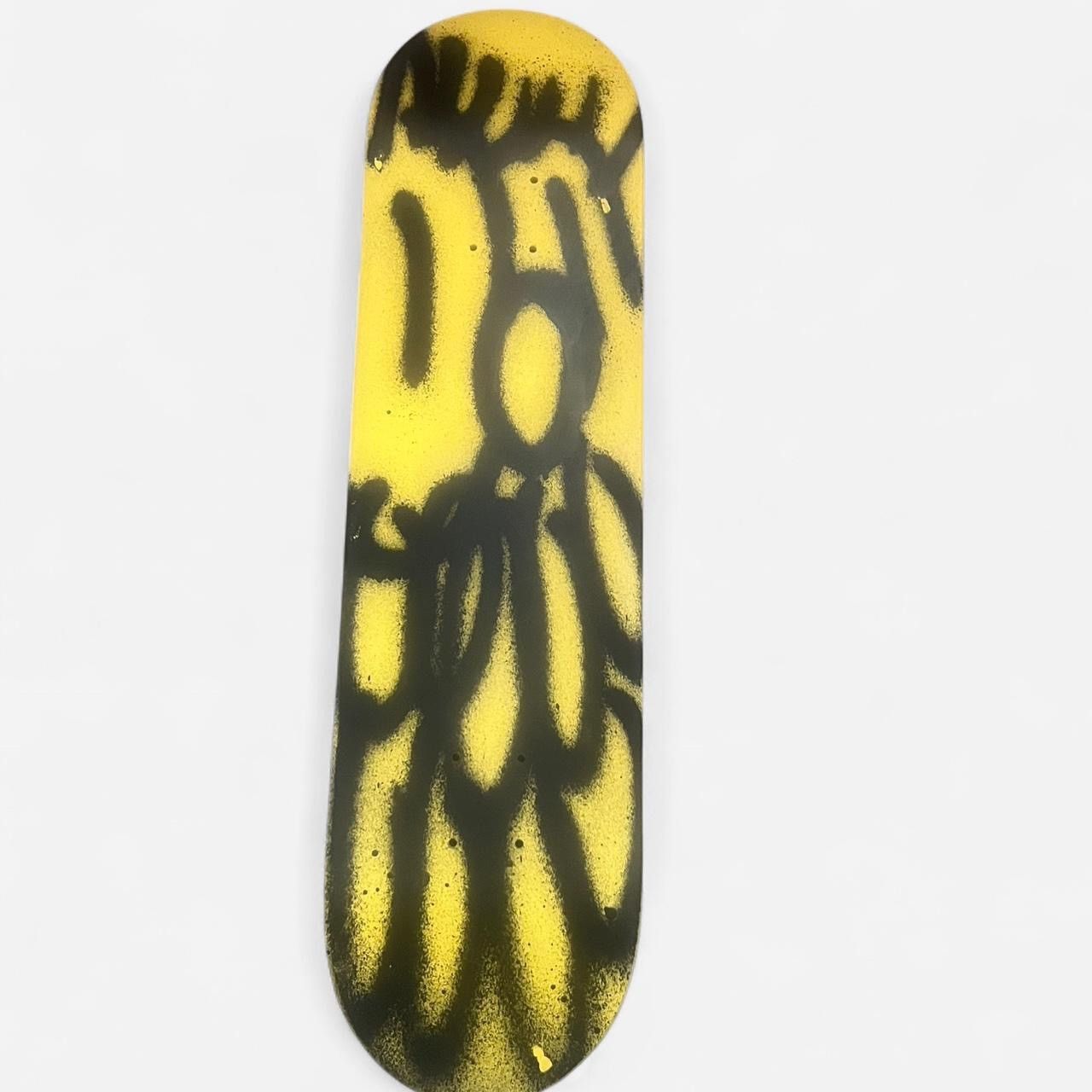 Other Olaoluslawn Slawn 1/1 Hand Sprayed Yellow Skateboard Deck Size ONE SIZE - 2 Thumbnail
