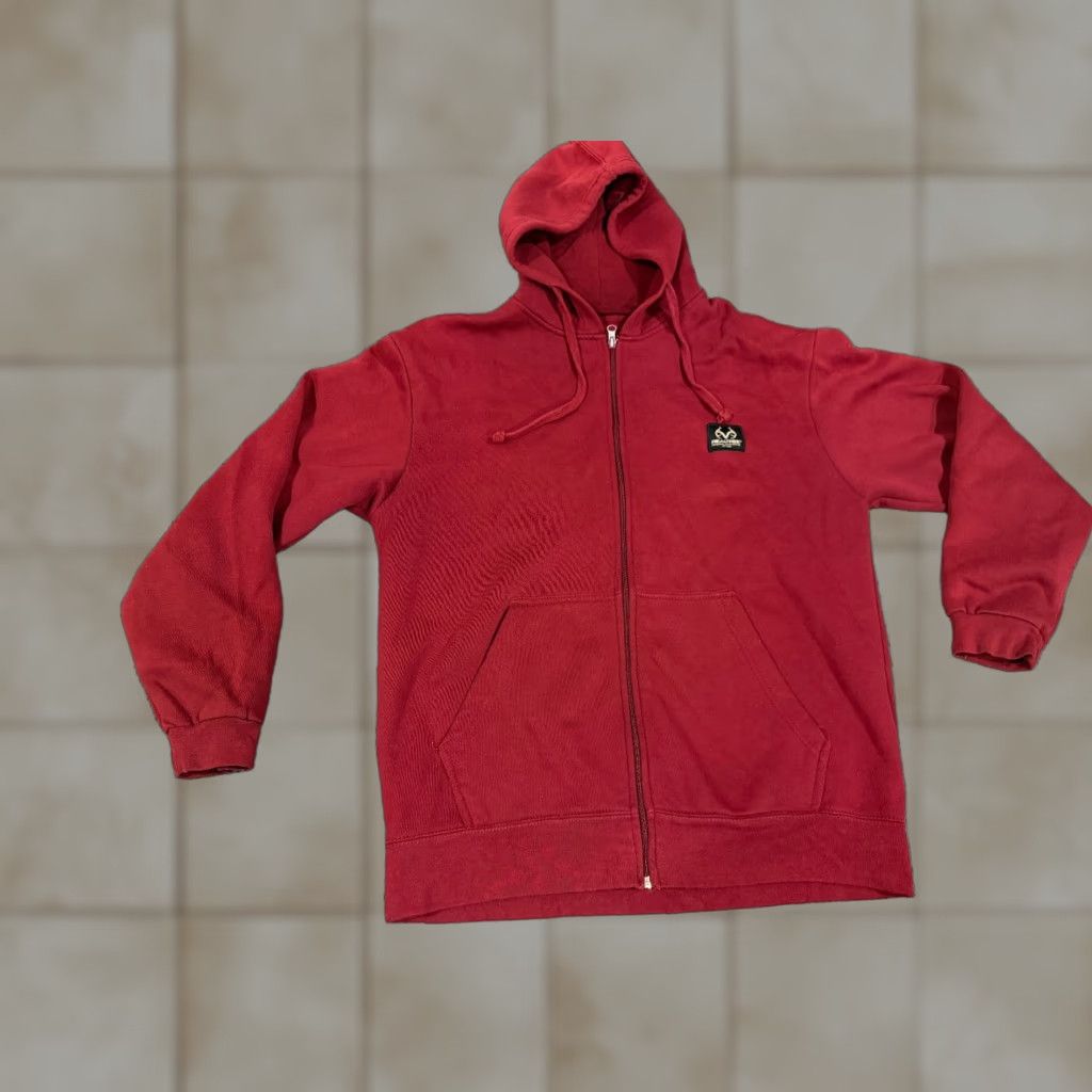 Realtree Realtree Hoodie Mens M Red Full Zip Outdoor Hunting Outdoors Size US M / EU 48-50 / 2 - 1 Thumbnail
