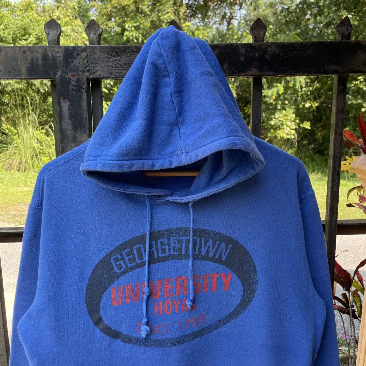 Vintage 🔥Vintage George Town Hoyas Big Logo Pullover Hoodie Size US M / EU 48-50 / 2 - 4 Thumbnail