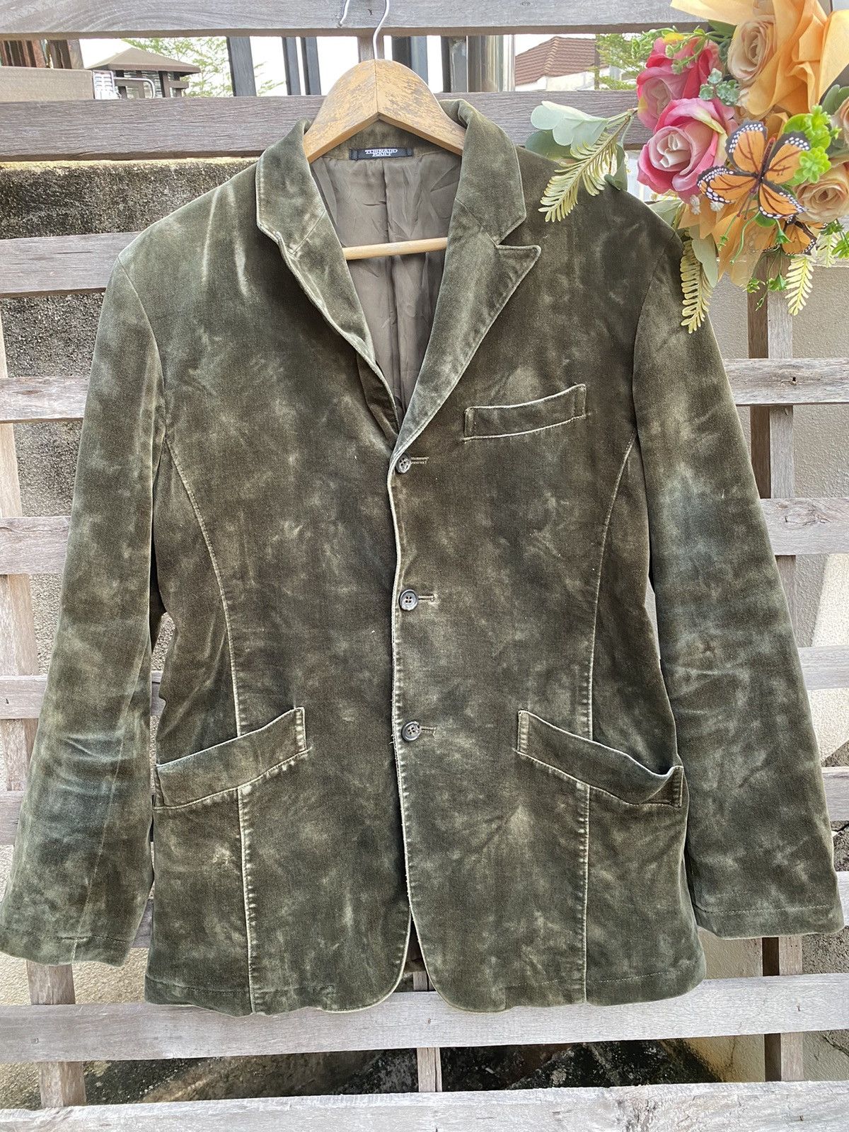 Tornado Mart 🔥 Distresed 🔥 Vintage Tornado Mart Velvet Jacket Size L / US 10 / IT 46 - 3 Thumbnail