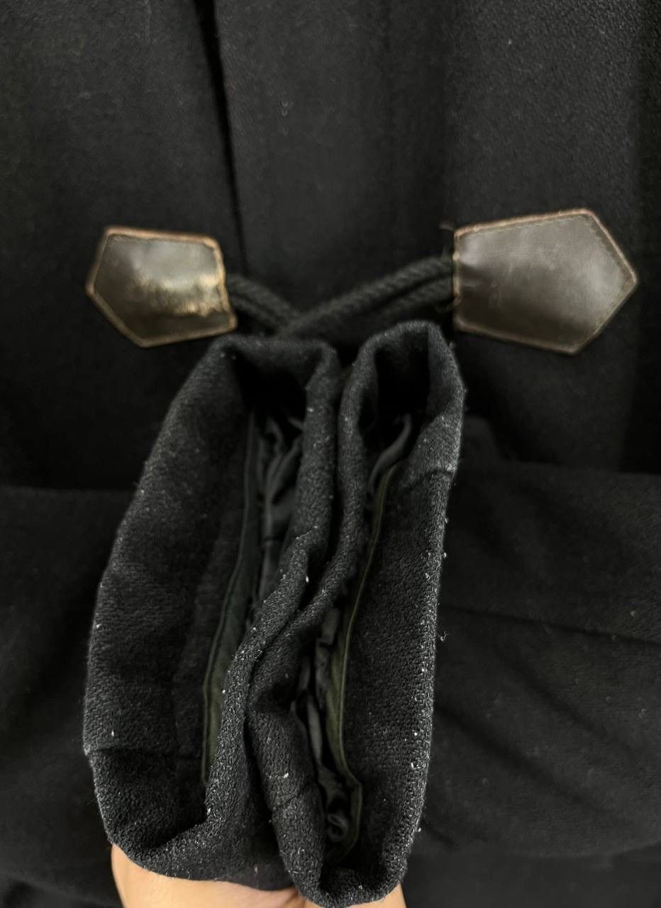 Edwin Vintage Edwin Black Hooded Wool Duffle Coat Jacket Size L / US 10 / IT 46 - 11 Thumbnail