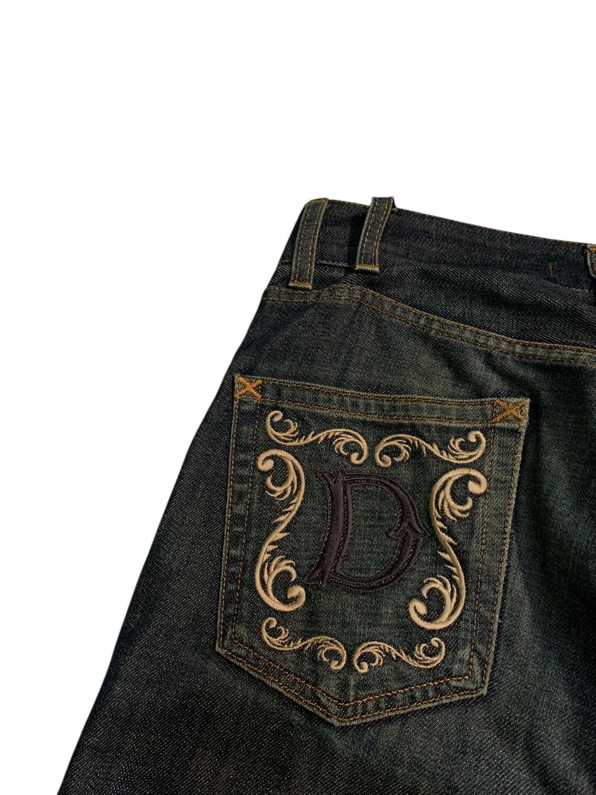 Dolce & Gabbana VINTAGE DOLCE & GABBANA EMBROIDERY LOGO RUSTY ITALY DENIM Size US 31 - 9 Thumbnail