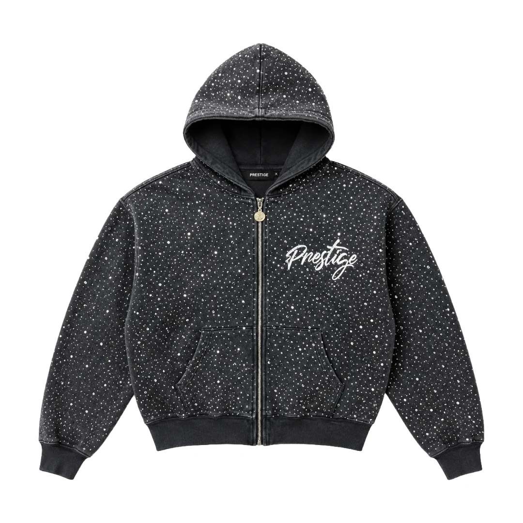 Other OTA Washed Black Choppa Zip Up Hoodie Chrome | Grailed