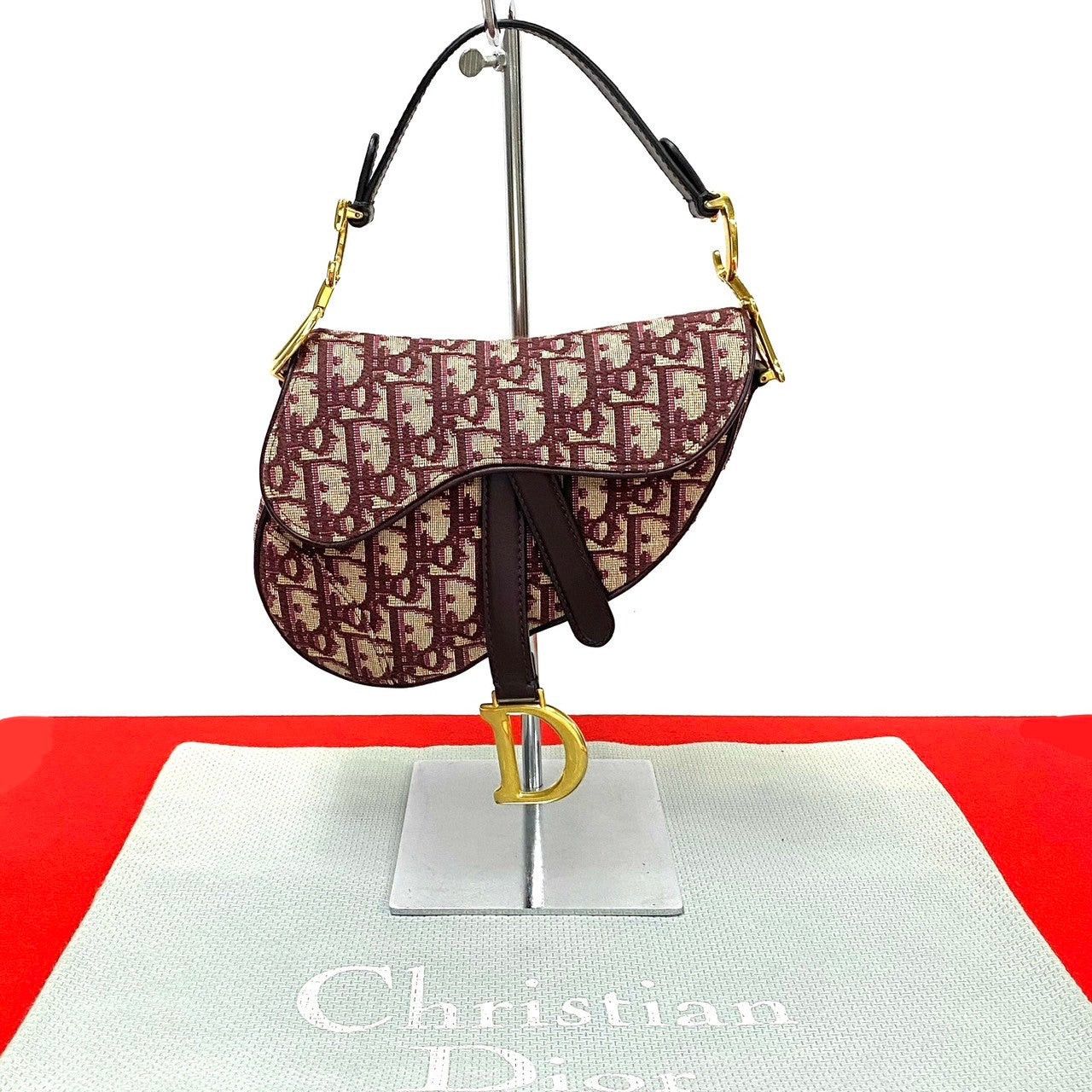 Dior Dior Handbag Red Leather Size ONE SIZE - 1 Thumbnail