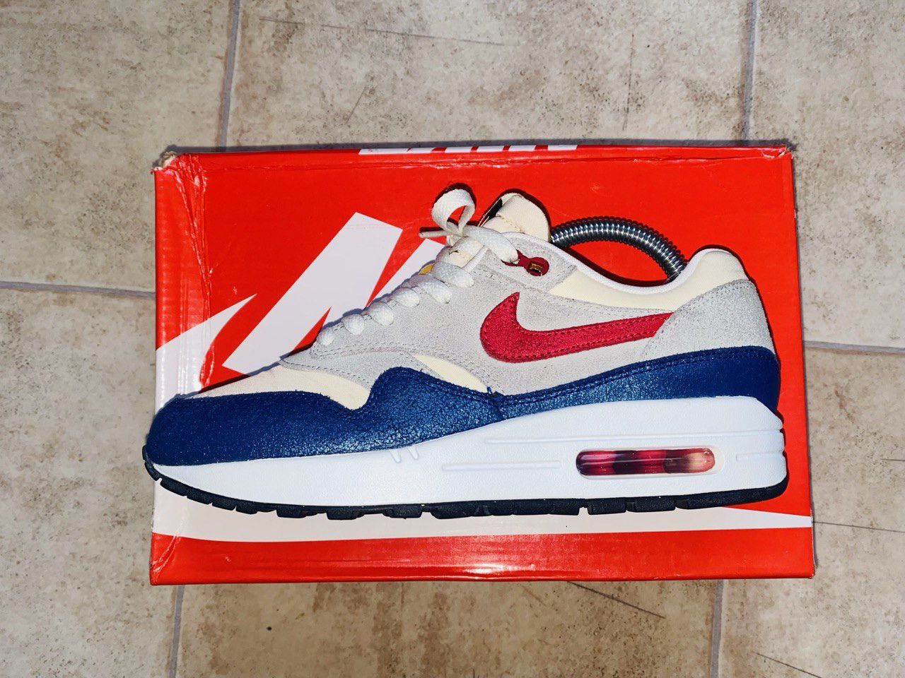 Nike × Patta × USA Olympics NikeLab Air Max 1 Vintage Atmos Parra Clot Size US 6 / EU 39 - 5 Thumbnail