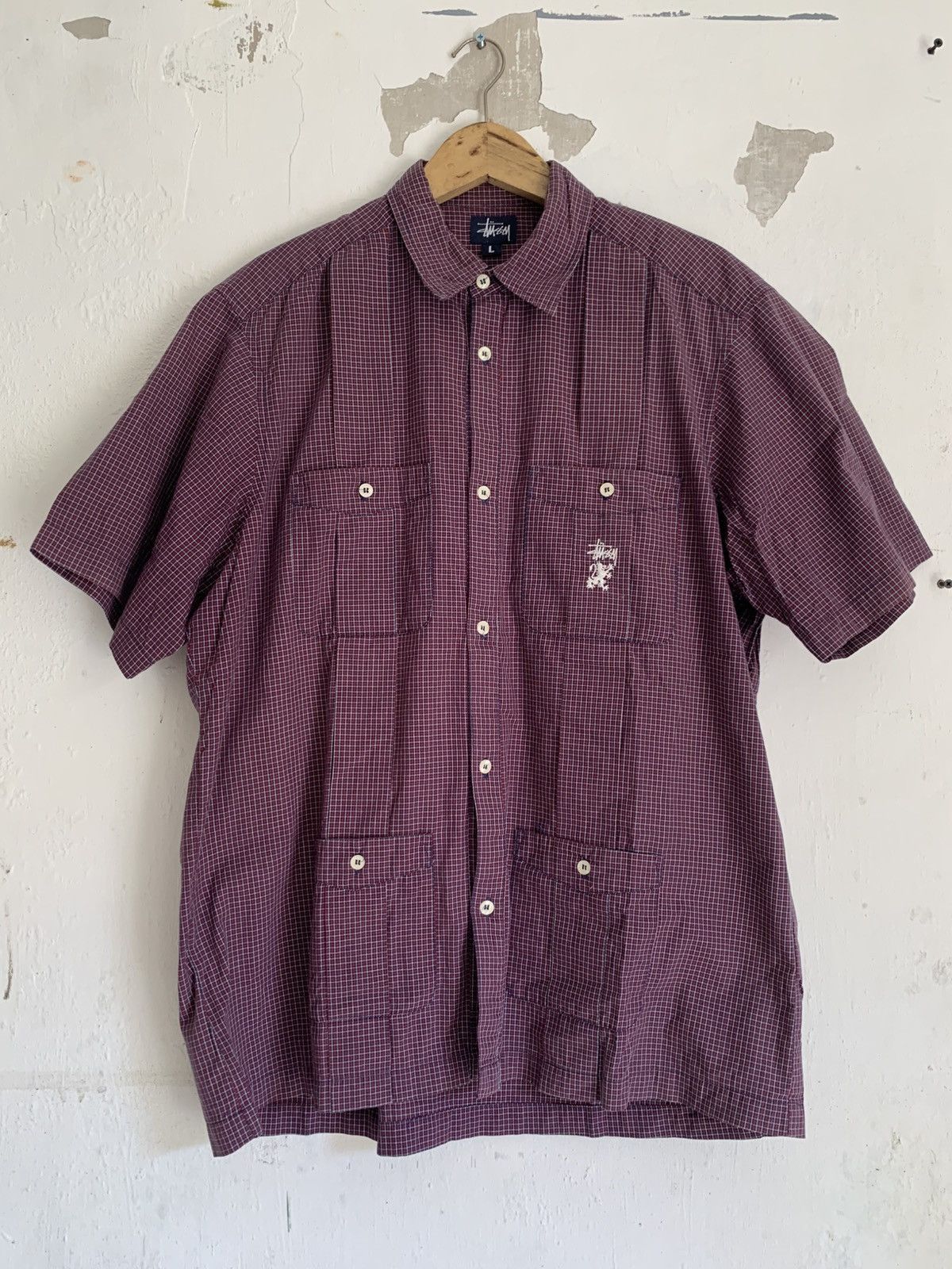Stussy OG vintage stussy multi pocket button up shirt Size US L / EU 52-54 / 3 - 1 Thumbnail