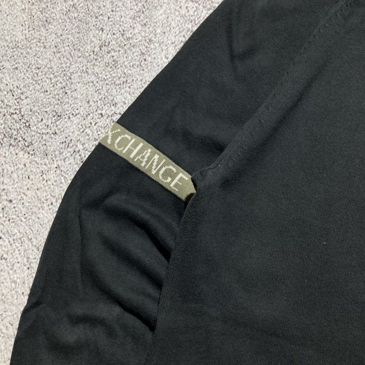 Armani Exchange Armani Exchange Logo Slevee Taped Ziphoodie Black Luxury Size US L / EU 52-54 / 3 - 14 Thumbnail