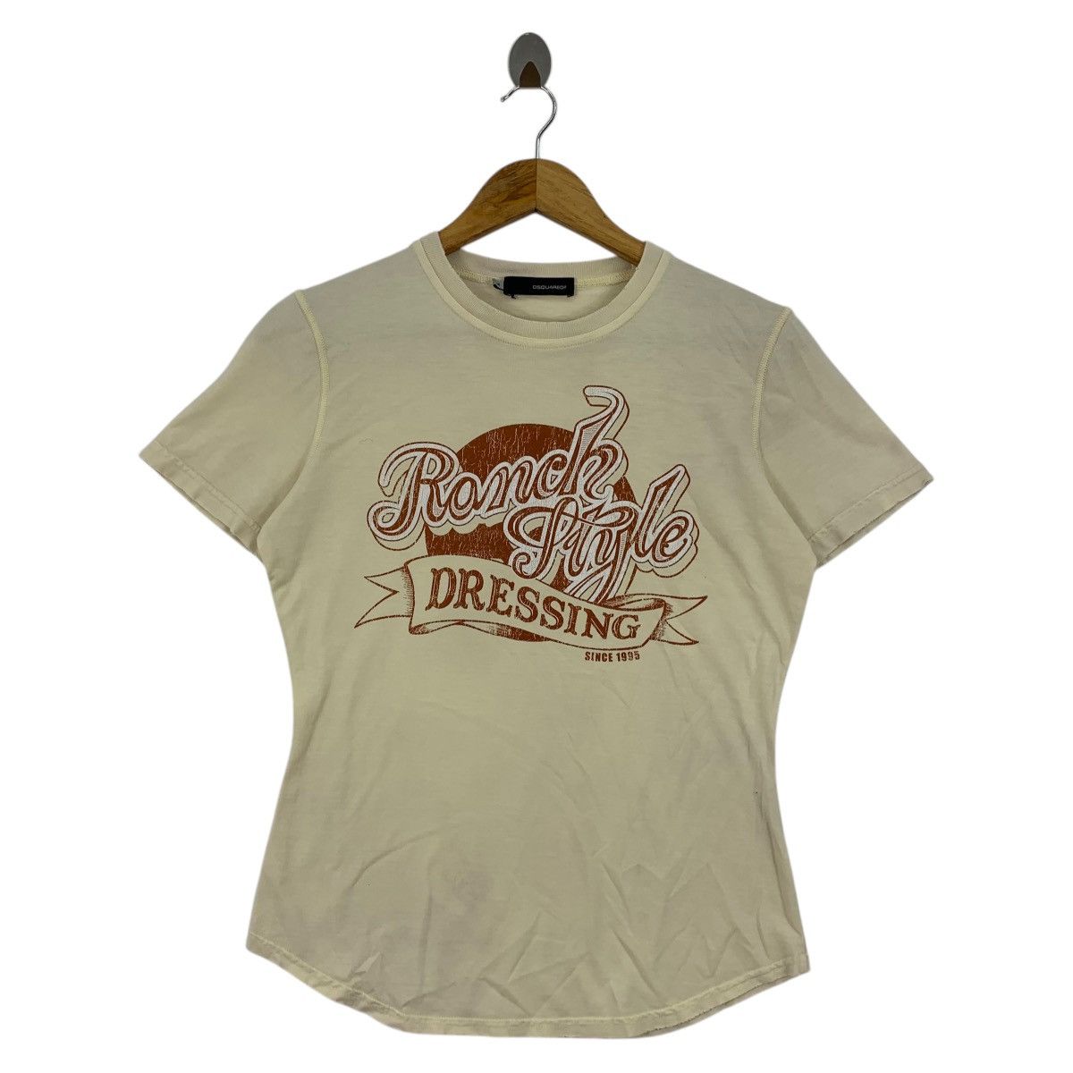 Dsquared2 DSQUARED2 ranch style dressing spellout women tee Size M / US 6-8 / IT 42-44 - 1 Thumbnail