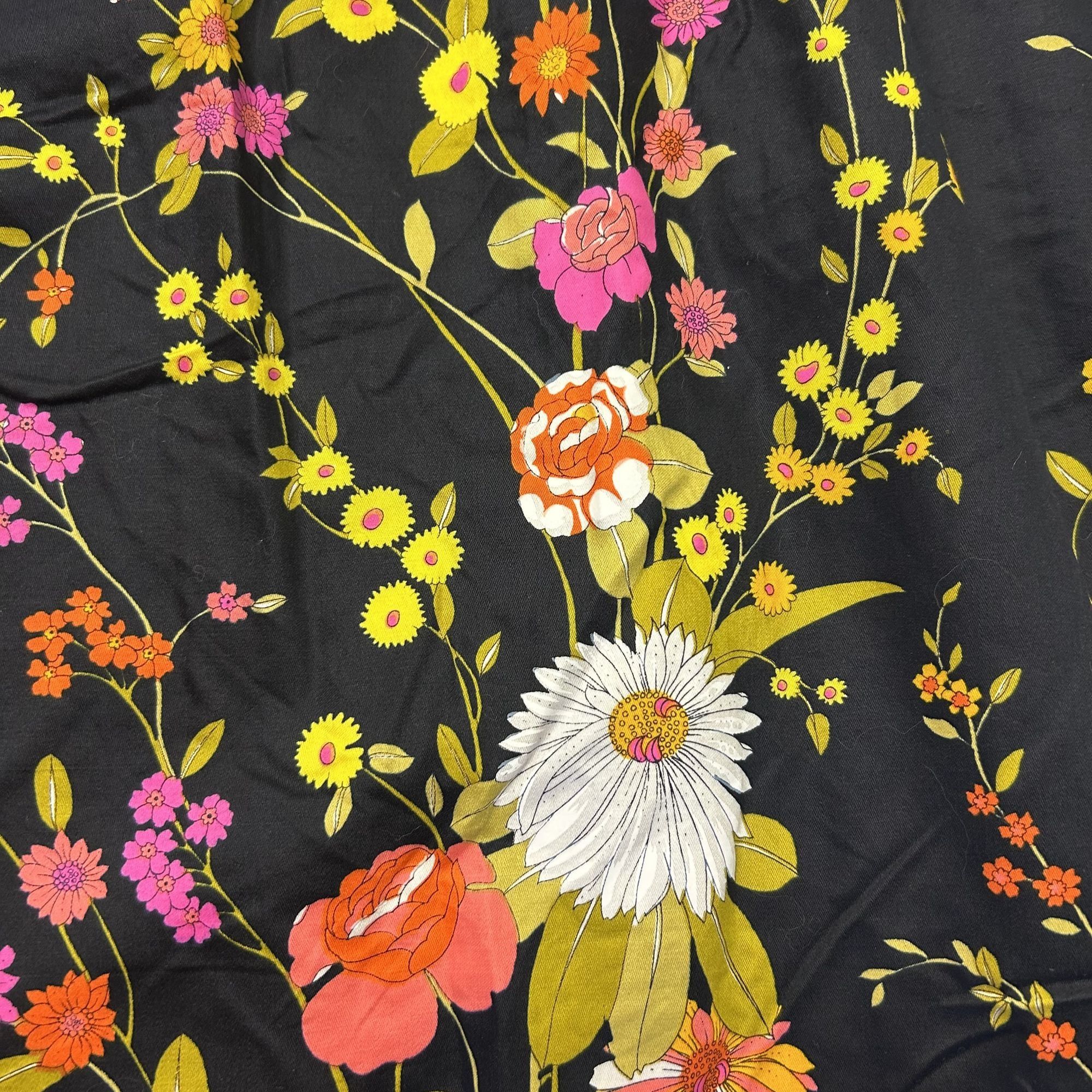 Other 70's VELVET FLORAL Satin Dress Avant Garde Maxi Size XS / US 0-2 / IT 36-38 - 3 Thumbnail