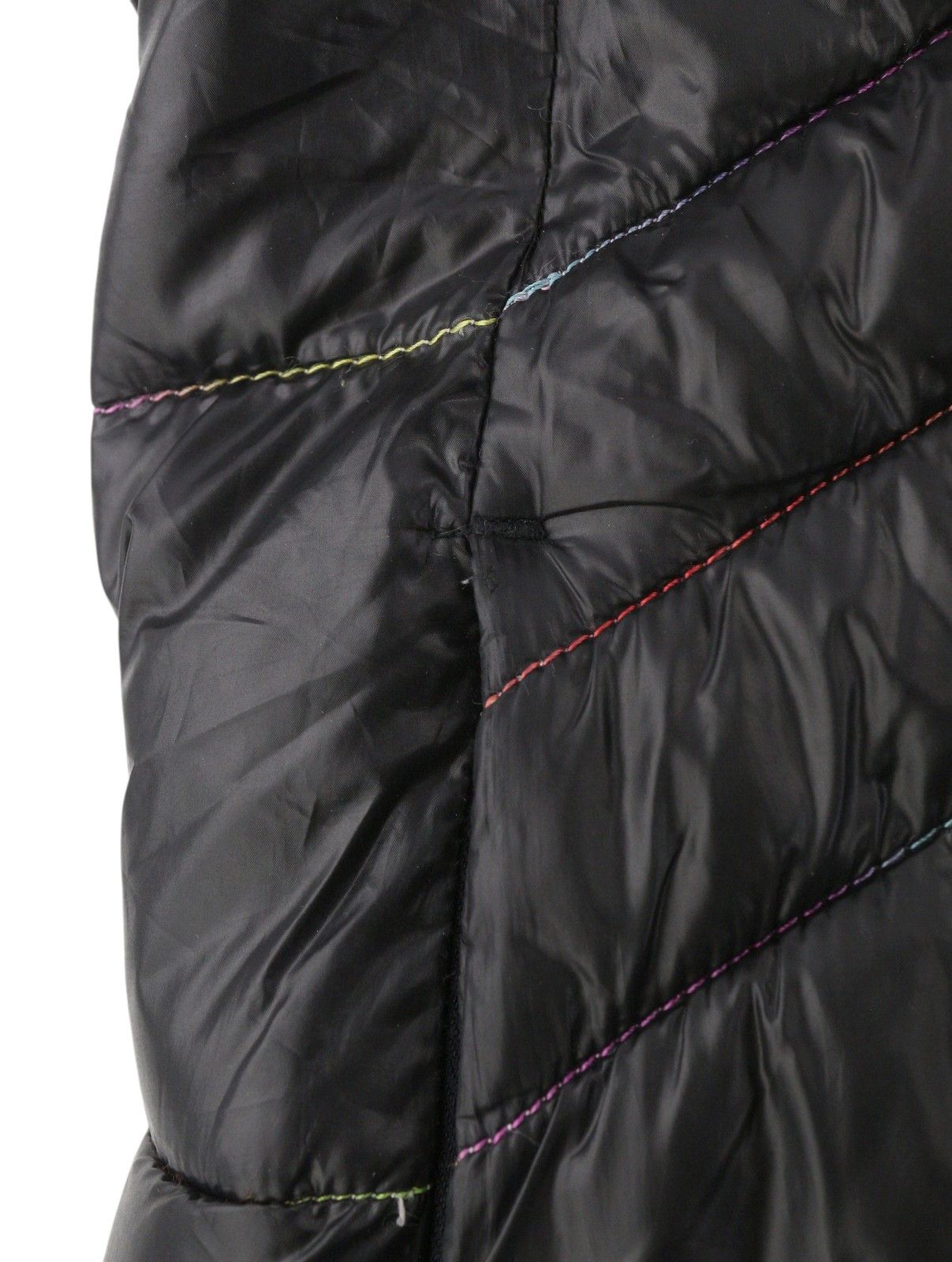 Spyder L Black Full Zip Insulated Quilted Hooded Mid-Length 86457 Size L / US 10 / IT 46 - 7 Thumbnail