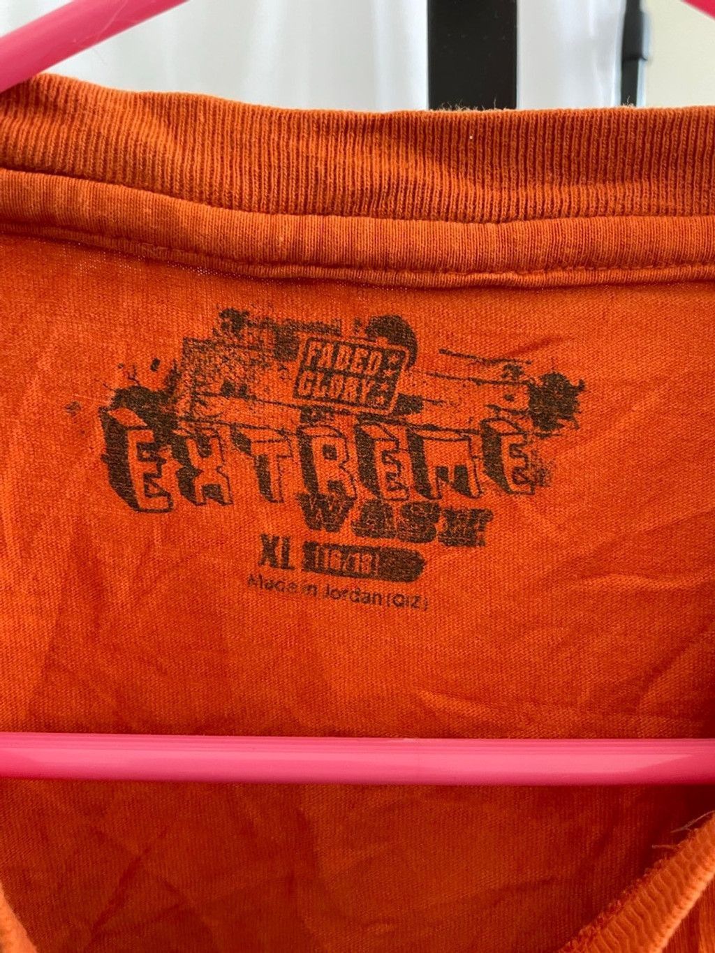 Faded Glory Men's Faded Glory Orange XL Short Sleeve Tee Size US XL / EU 56 / 4 - 3 Thumbnail