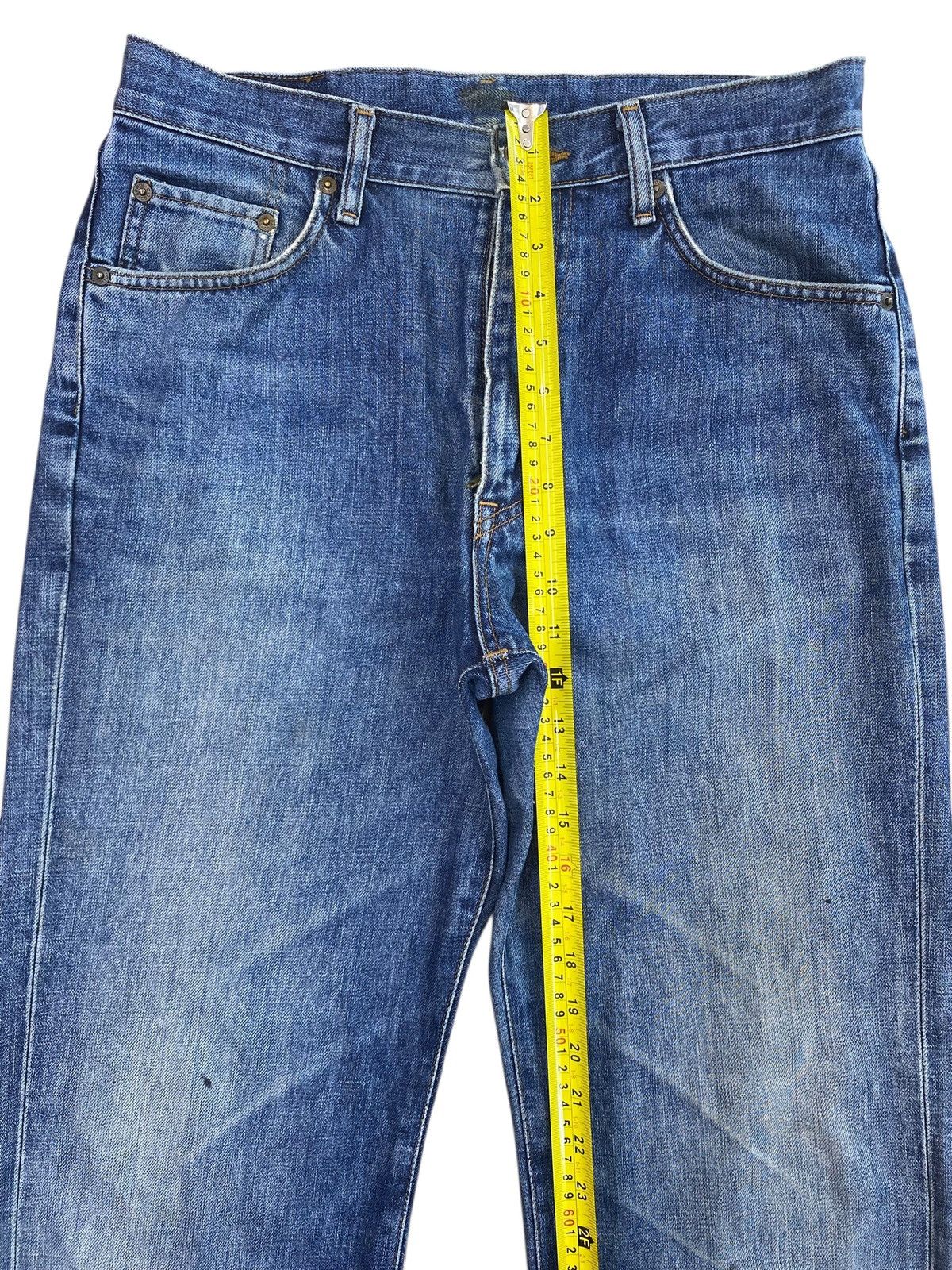 Edwin Edwin 503 Whiskers Blue Wash Style Loose Jeans Size US 30 / EU 46 - 6 Thumbnail