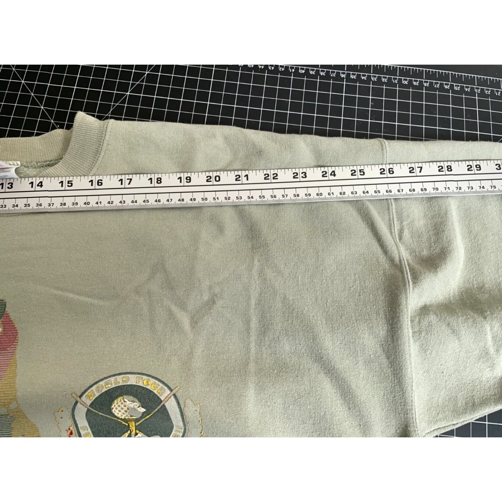 Hanes VINTAGE Hanes Sweatshirt Branson Missouri Golf Green XL Adult 50/50 Crewneck Mens Shirt Size US XL / EU 56 / 4 - 7 Thumbnail