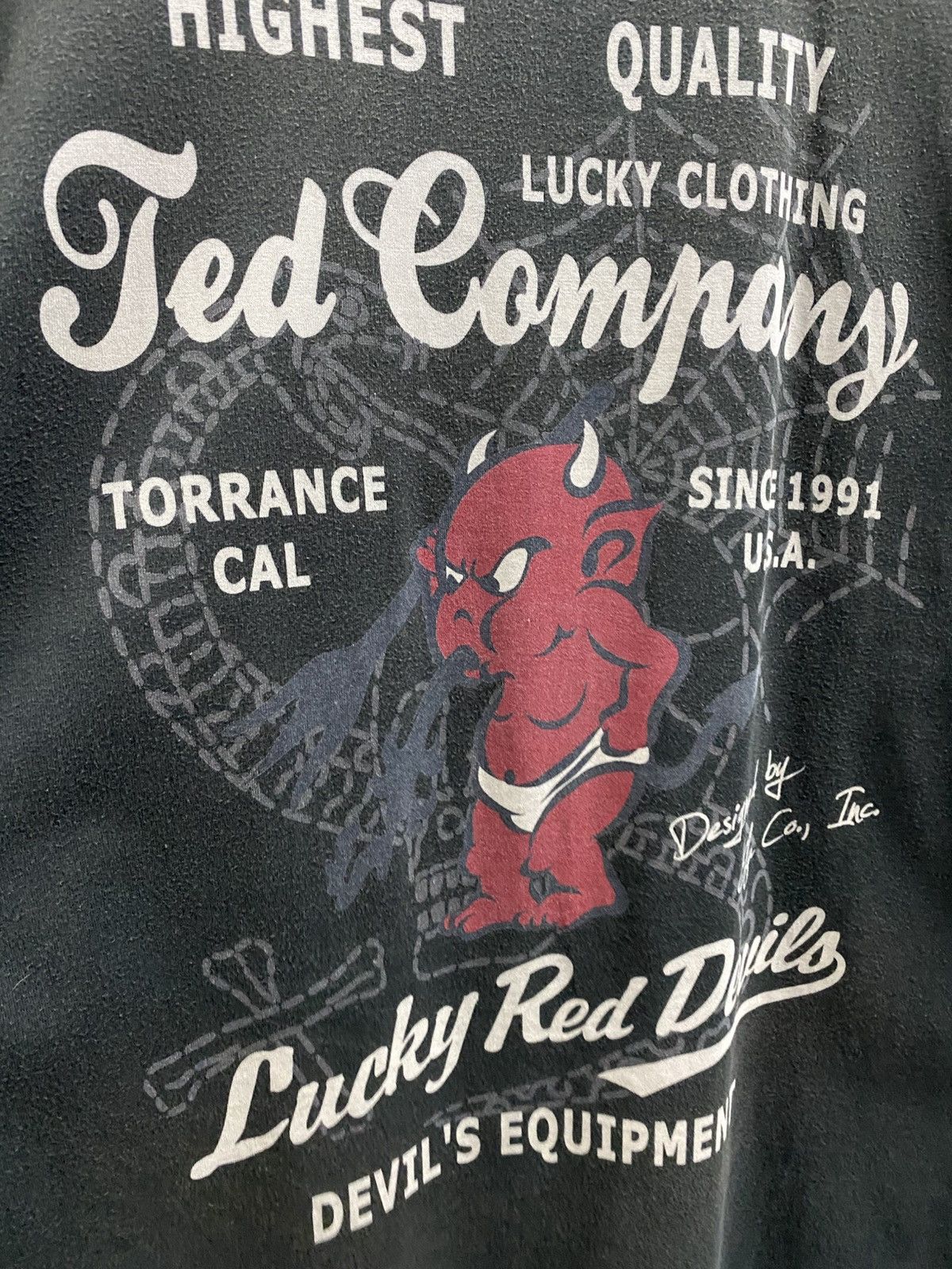Buzz Rickson's × Vintage Vintage Ted Company “Devil Equipment” T-Shirt Size US L / EU 52-54 / 3 - 4 Thumbnail