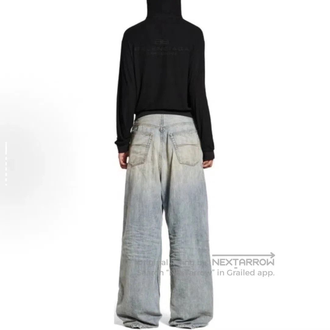 Balenciaga Balenciaga SS25 Distressed Straight Jeans. Size US 26 / EU 42 - 5 Thumbnail