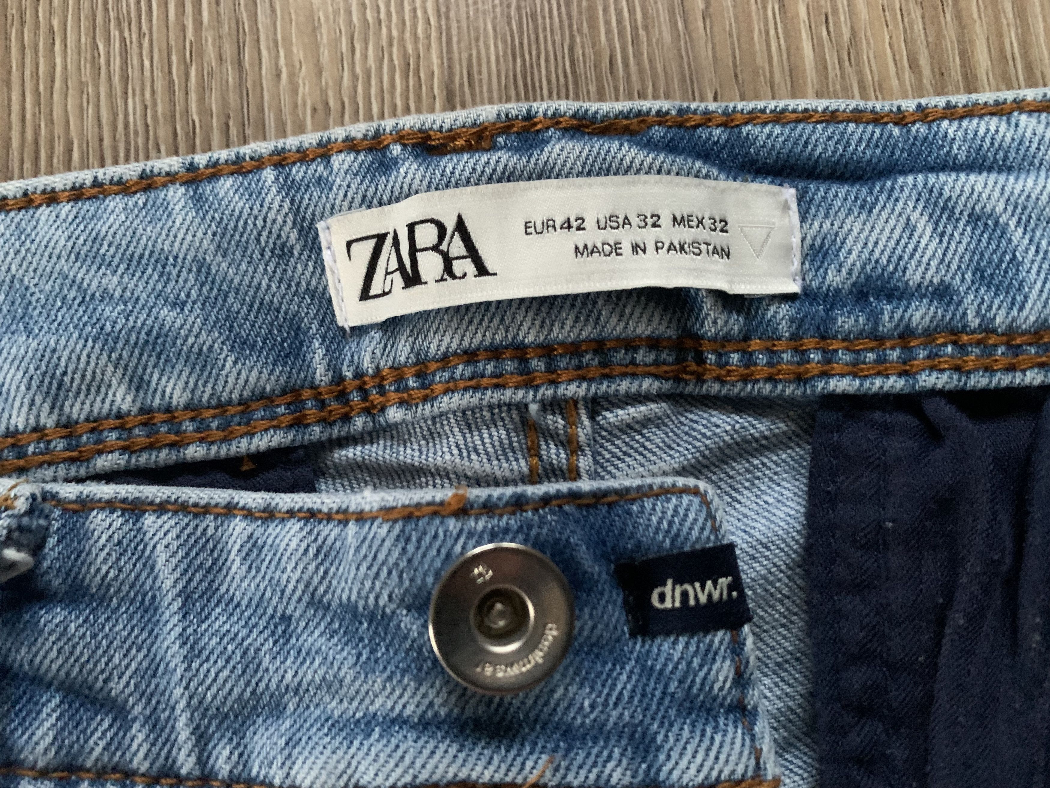 Zara Zara Man Light Blue Stretch Jeans Size US 32 / EU 48 - 7 Thumbnail