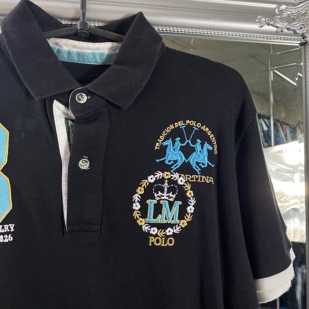 La Martina Y2K Vintage La Martina Polo Shirt Size US XL / EU 56 / 4 - 3 Thumbnail
