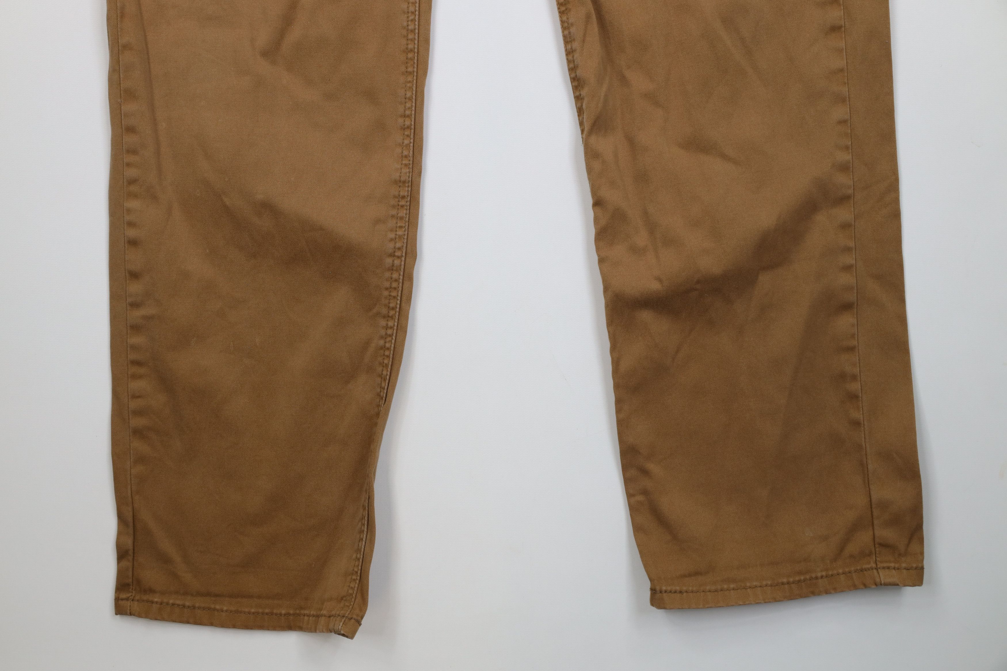 Levi's Vintage Y2K Levis 541 Athletic Fit Tapered Leg Pants Brown Size US 42 / EU 58 - 4 Thumbnail