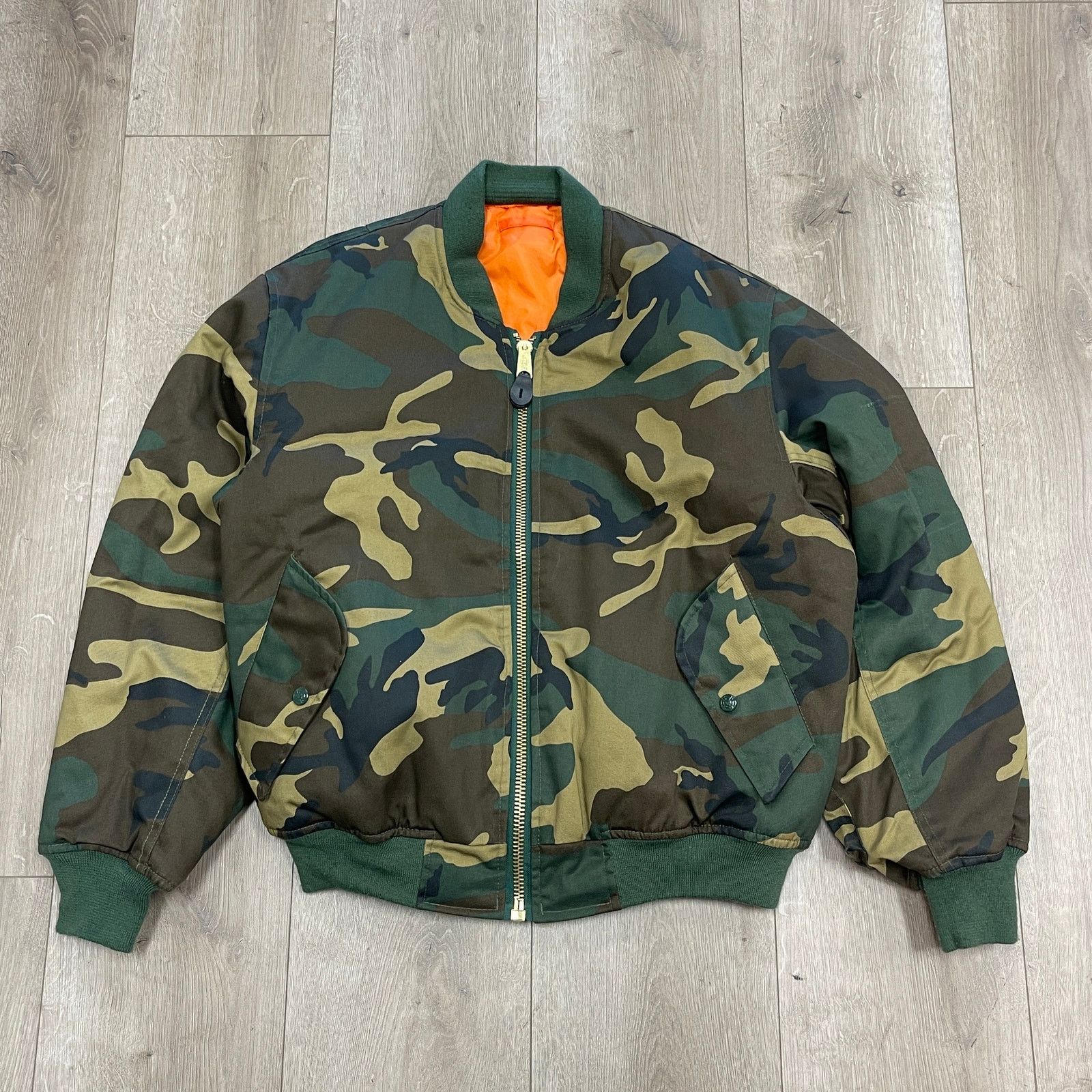 Alyx ALYX SS18 Halcyon Blvd MA-1 camo pilot bomber jacket Small Size US S / EU 44-46 / 1 - 1 Thumbnail
