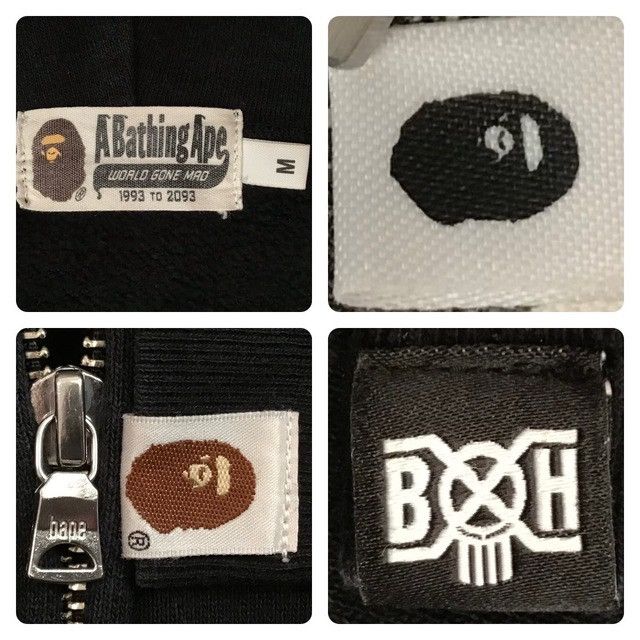 Bape × Bounty Hunter 💫Glow in the dark💫 BAPE BOUNTY HUNTER Shark Full Zip Hoodie Size US M / EU 48-50 / 2 - 9 Thumbnail