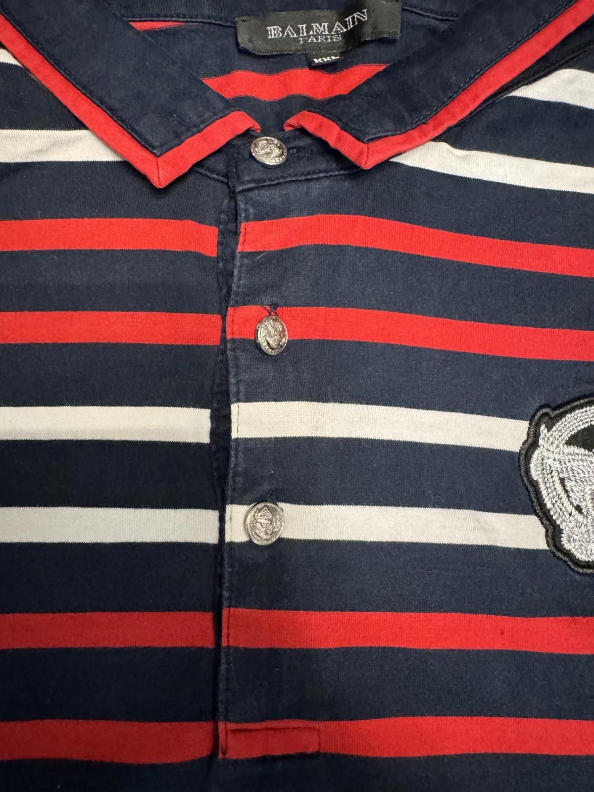 Balmain Balmain Striped Polo Men’s XXL Size US XXL / EU 58 / 5 - 4 Thumbnail