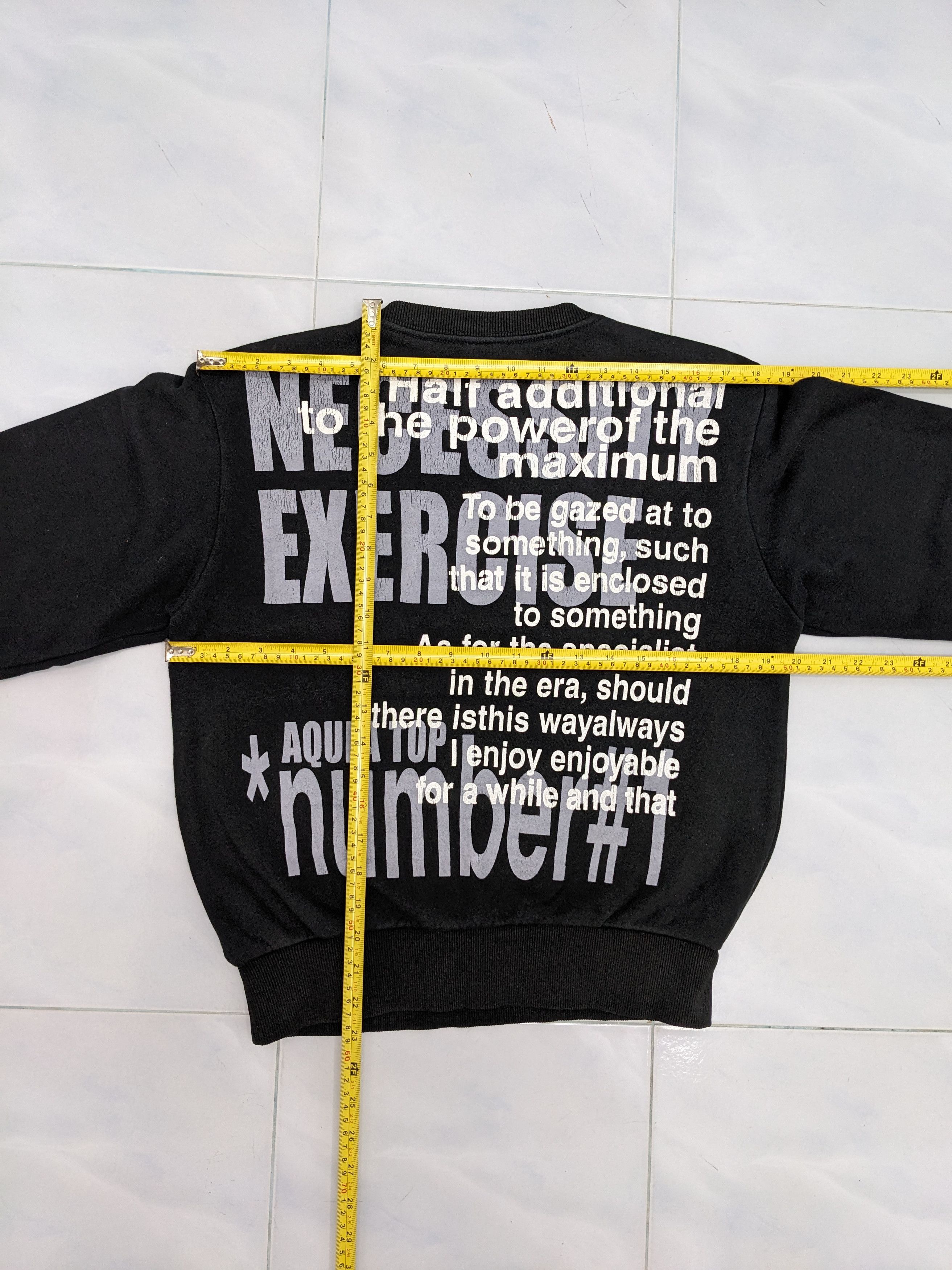 Other NECESSITY EXERCISE R.Y.U UNION MADE SWEATSHIRT Size US M / EU 48-50 / 2 - 8 Thumbnail
