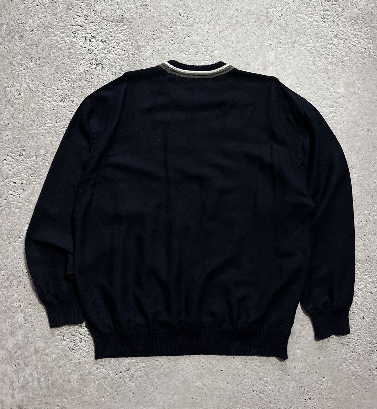 Carlo Colucci × Vintage Carlo Colucci 3D Knit Sweater – Linen Back & Sleeves, Rare Size US L / EU 52-54 / 3 - 11 Thumbnail