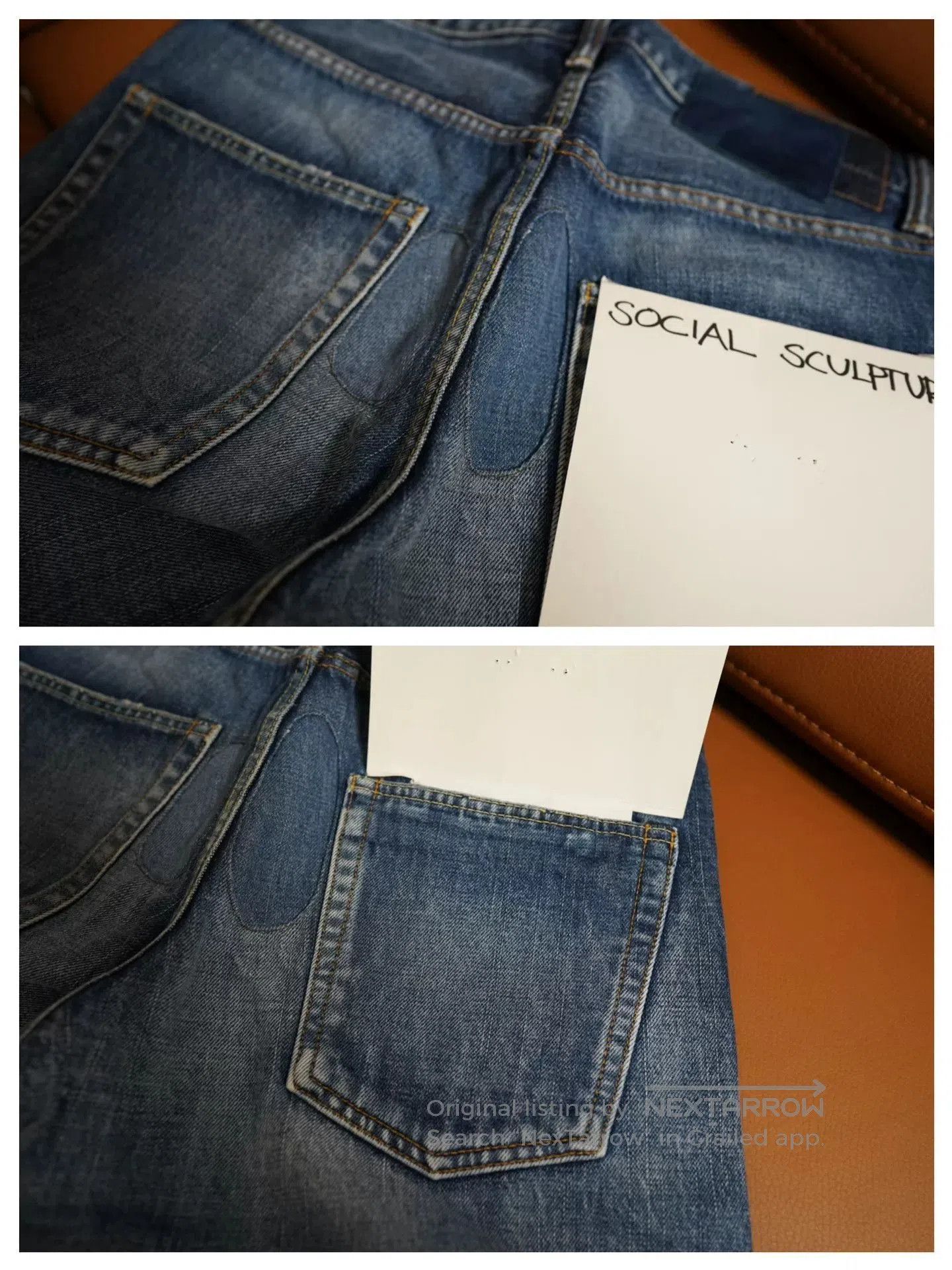 Visvim VISVIM 13D20 SOCIAL SCULPTURE Jeans. Size US 30 / EU 46 - 3 Thumbnail