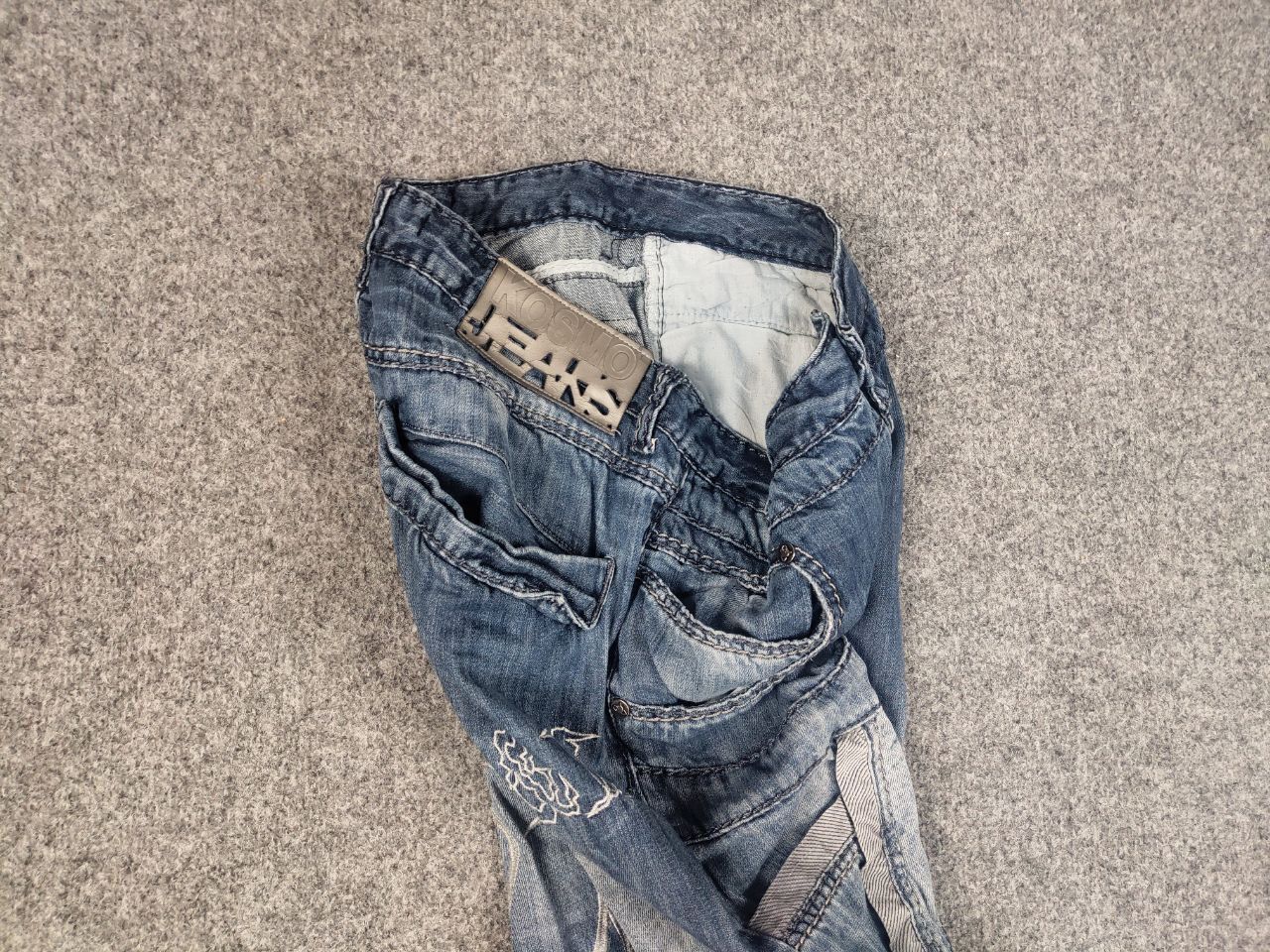 If Six Was Nine Vintage if six was nine style Opium Kosmo Japan baggy Jeans Size US 34 / EU 50 - 4 Thumbnail
